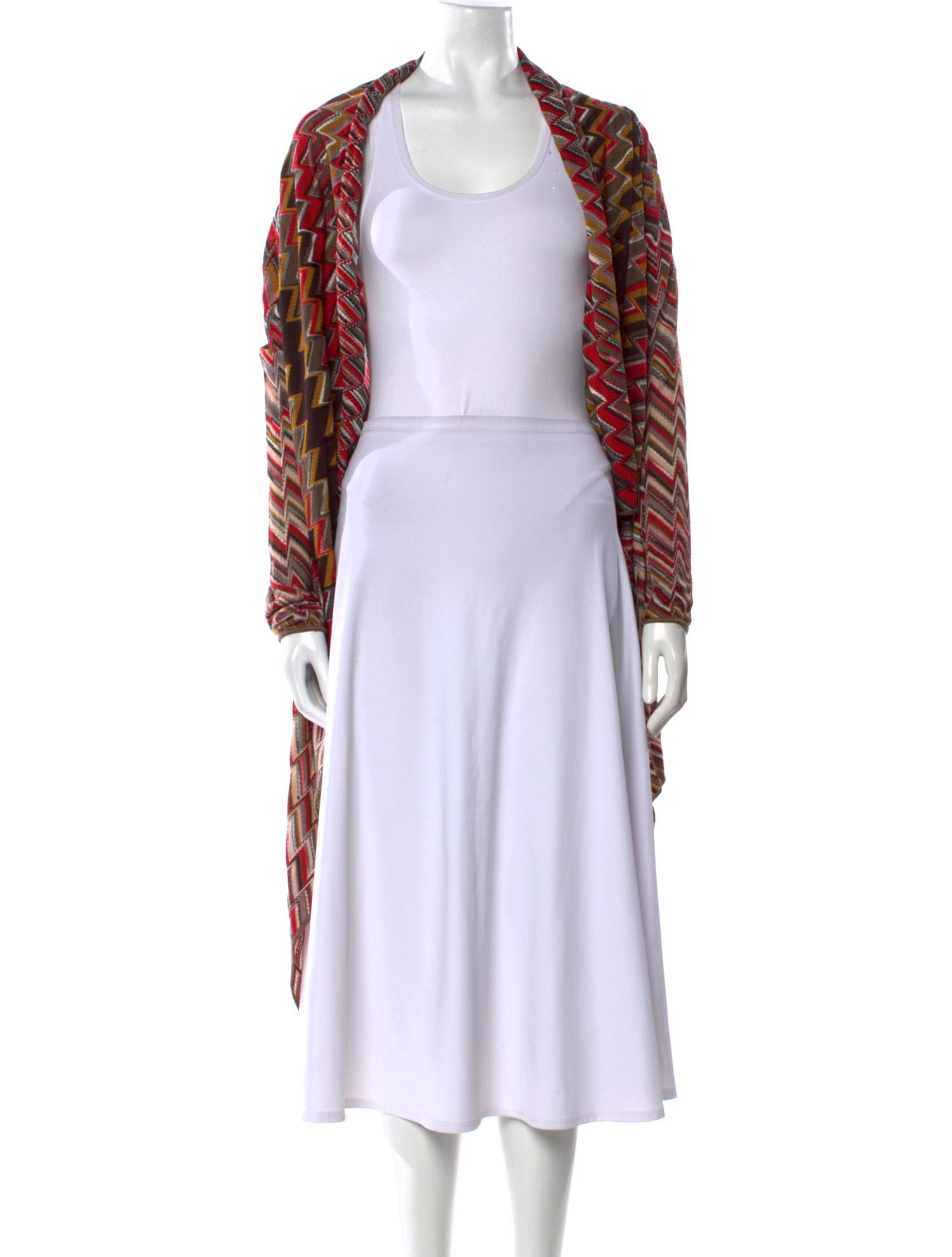 Missoni Striped Open Front Sweater