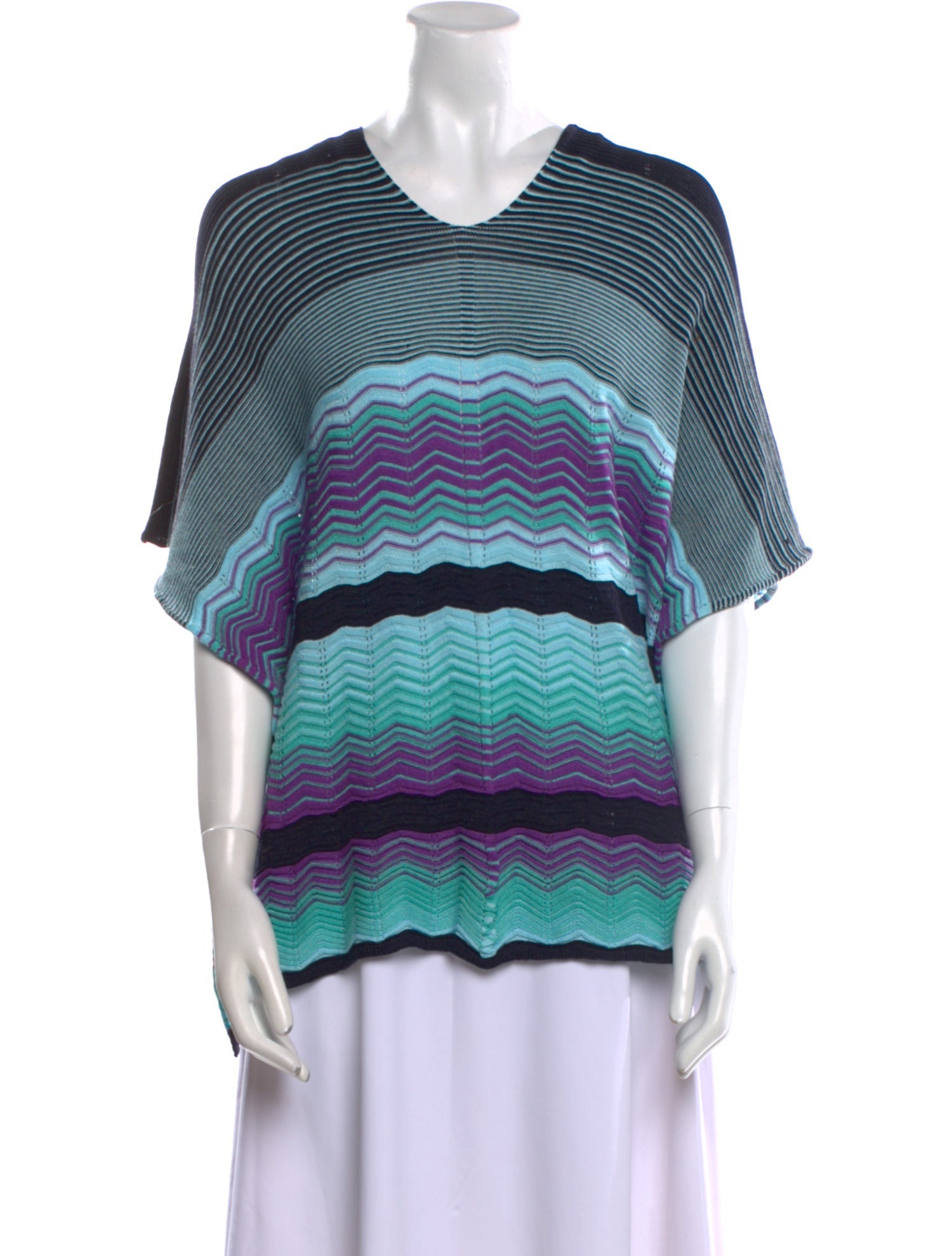 Missoni Striped V-Neck Sweater