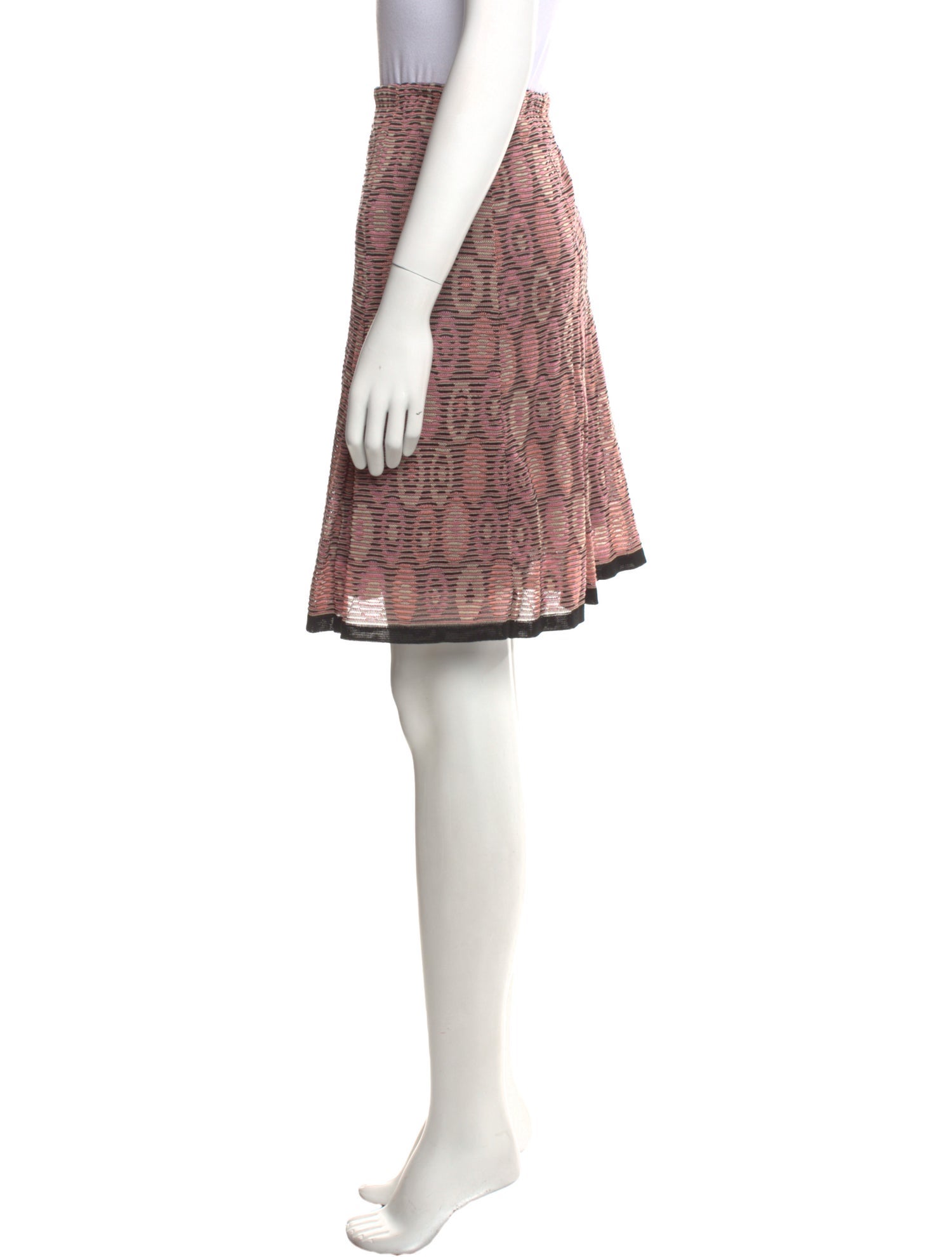 Missoni Plaid Print Knee-Length Skirt