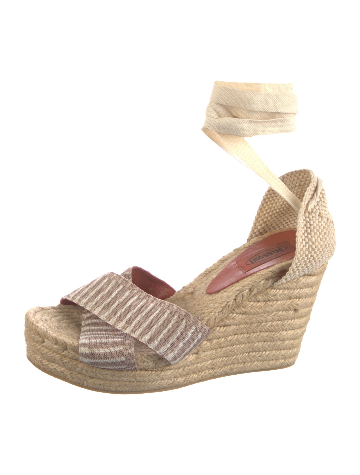 Missoni Printed Braided Accents Espadrilles