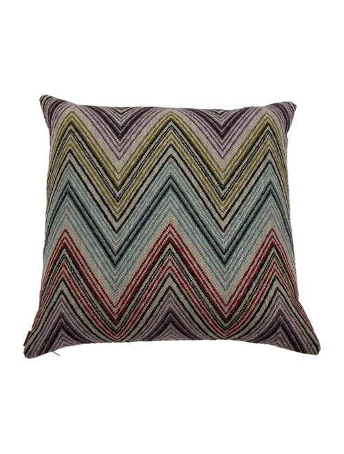 Missoni Zig Zag Pattern Throw Pillow