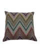 Missoni Zig Zag Pattern Throw Pillow