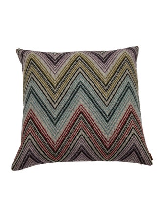 Missoni Zig Zag Pattern Throw Pillow
