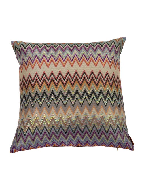Missoni Small Zig Zag Pattern Throw Pillow