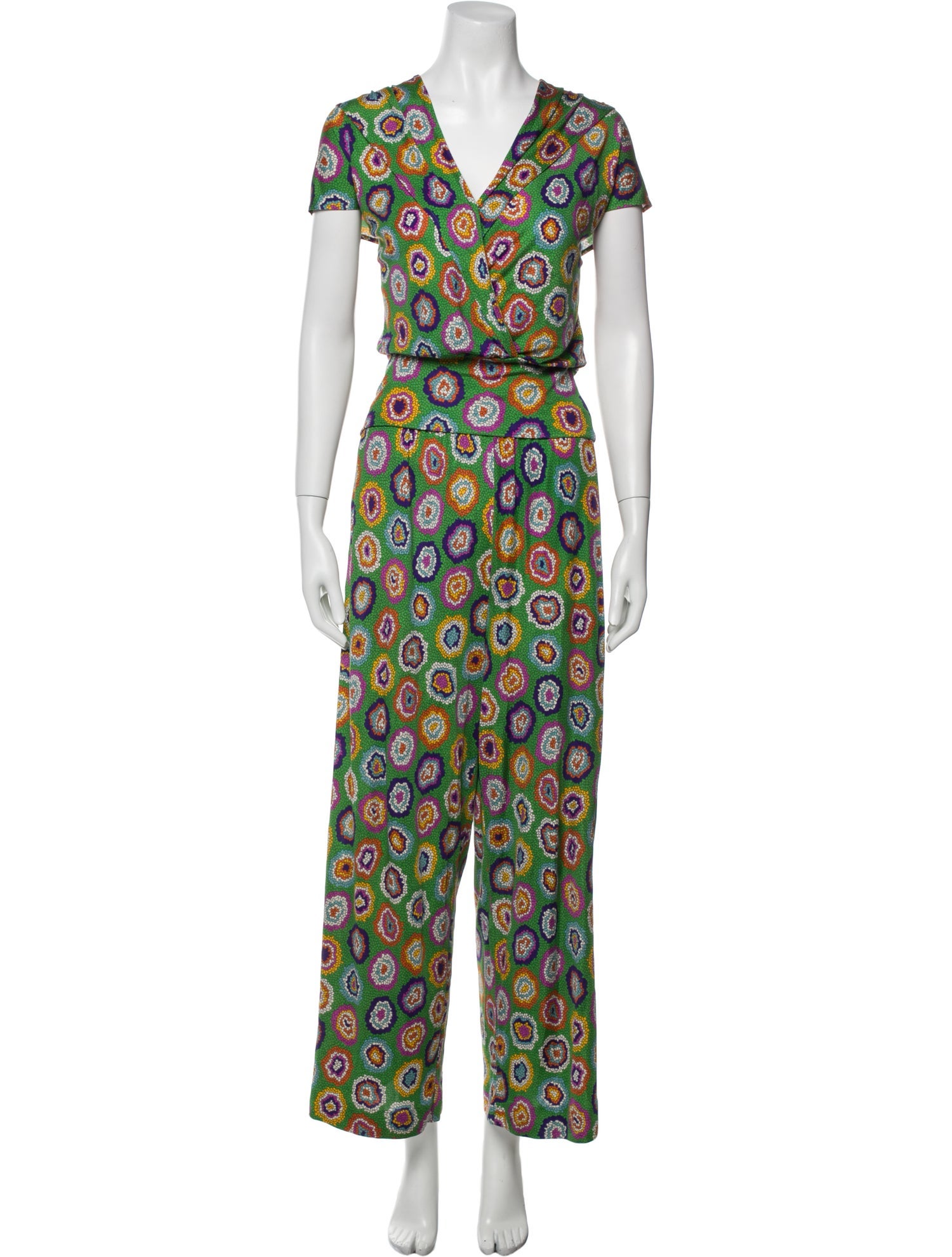 Missoni Silk Floral Print Pant Set