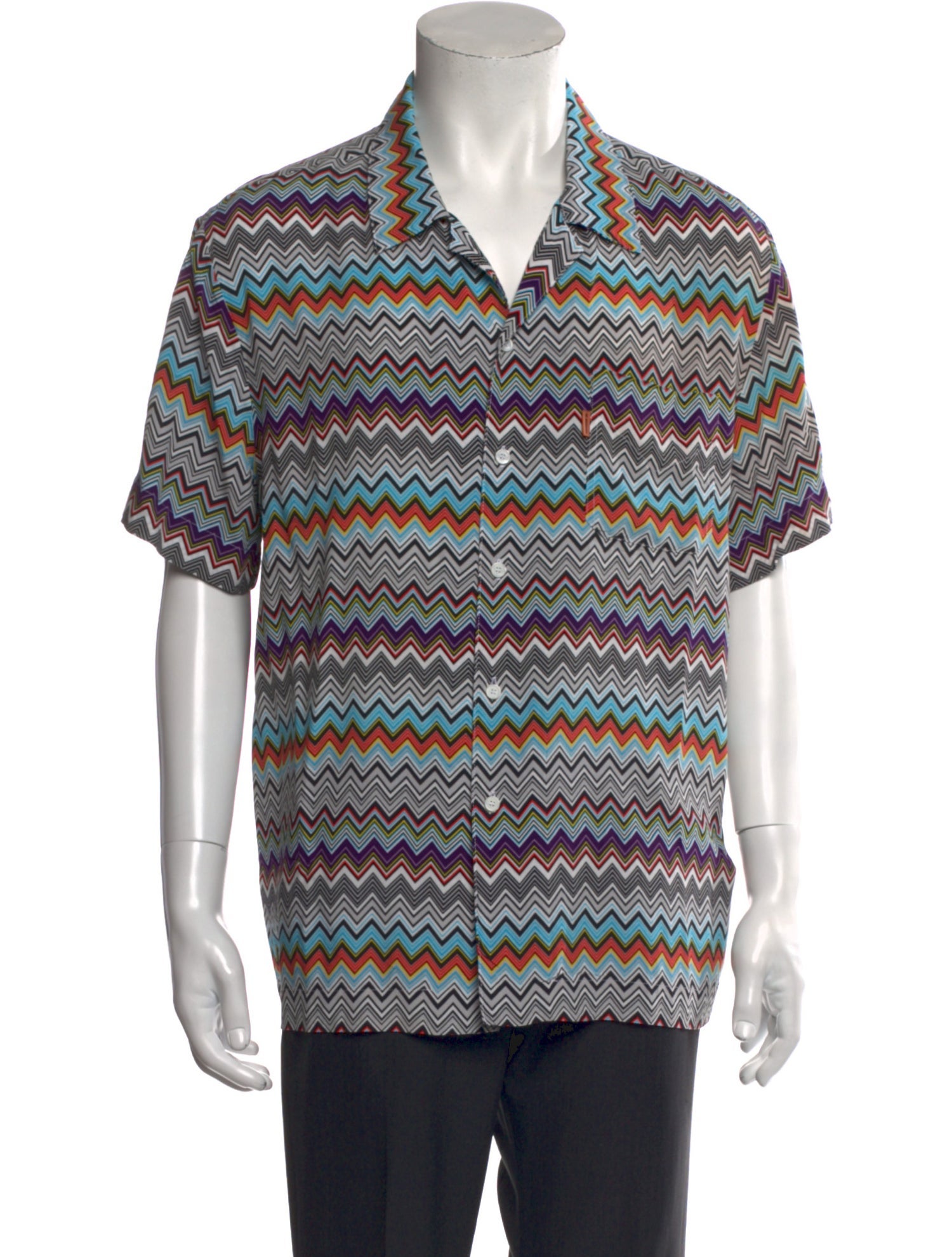 Missoni Striped Short Sleeve Shirt