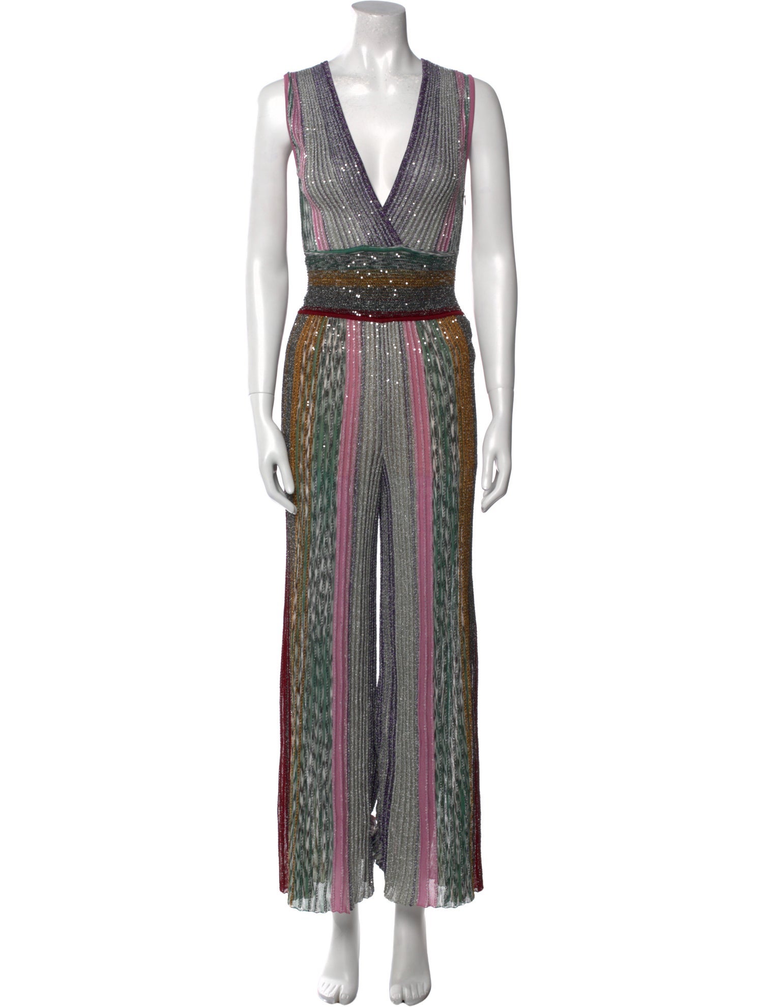 Missoni Printed V-Neck Jumpsuit