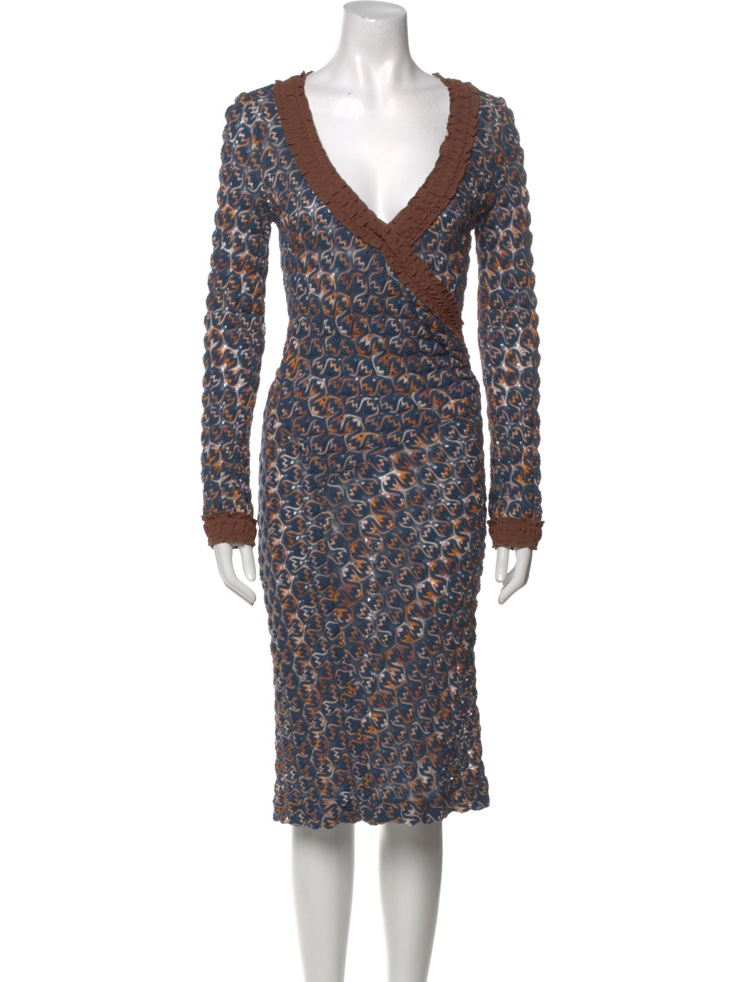 Missoni Wool Midi Length Dress