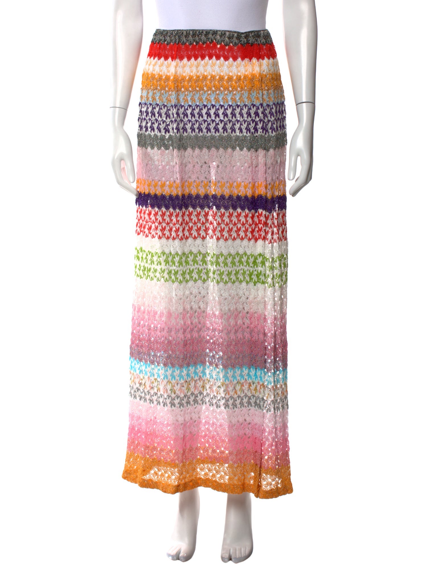 Missoni Striped Midi Length Skirt