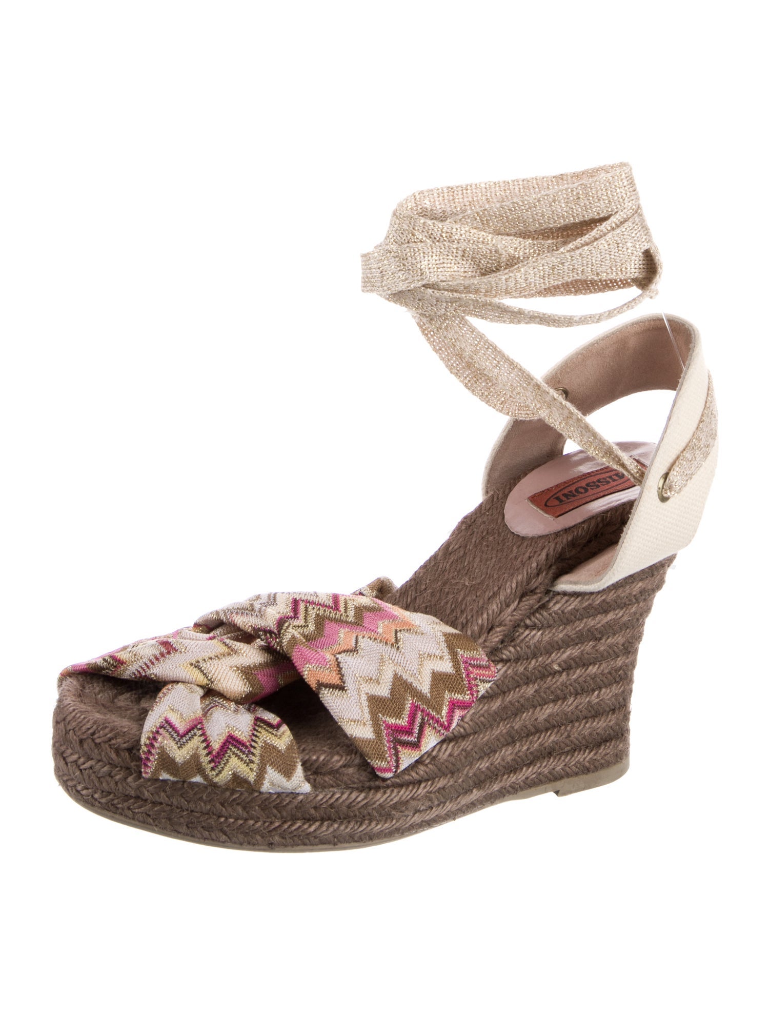 Missoni Wool Floral Print D'Orsay Pumps