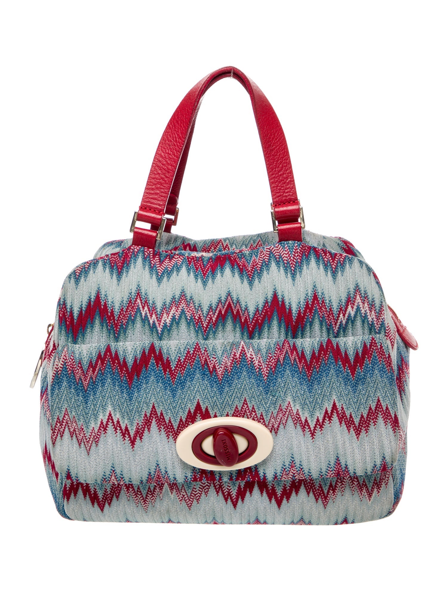 Missoni Canvas Top Handle Bag