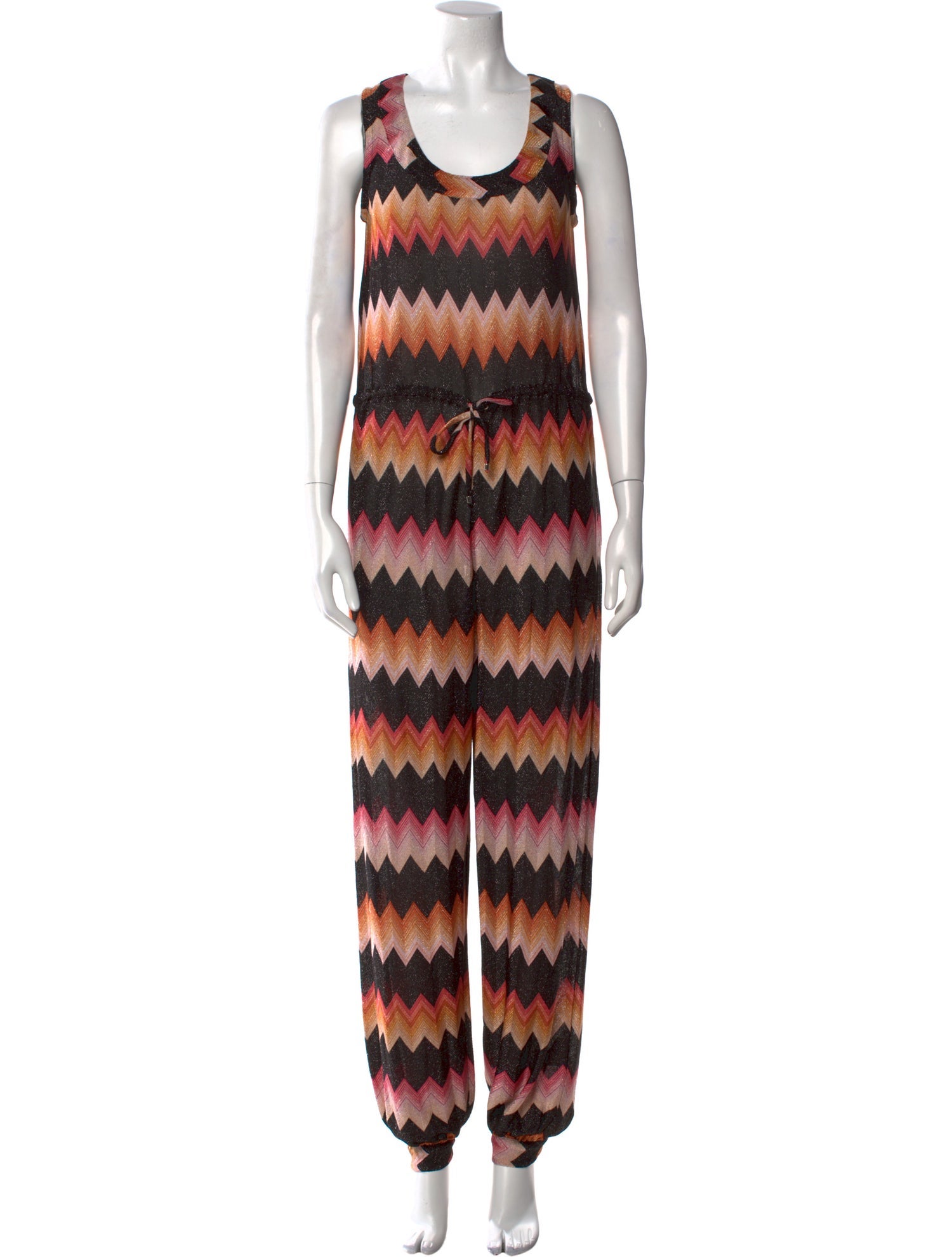 Missoni Striped Scoop Neck Jumpsuit