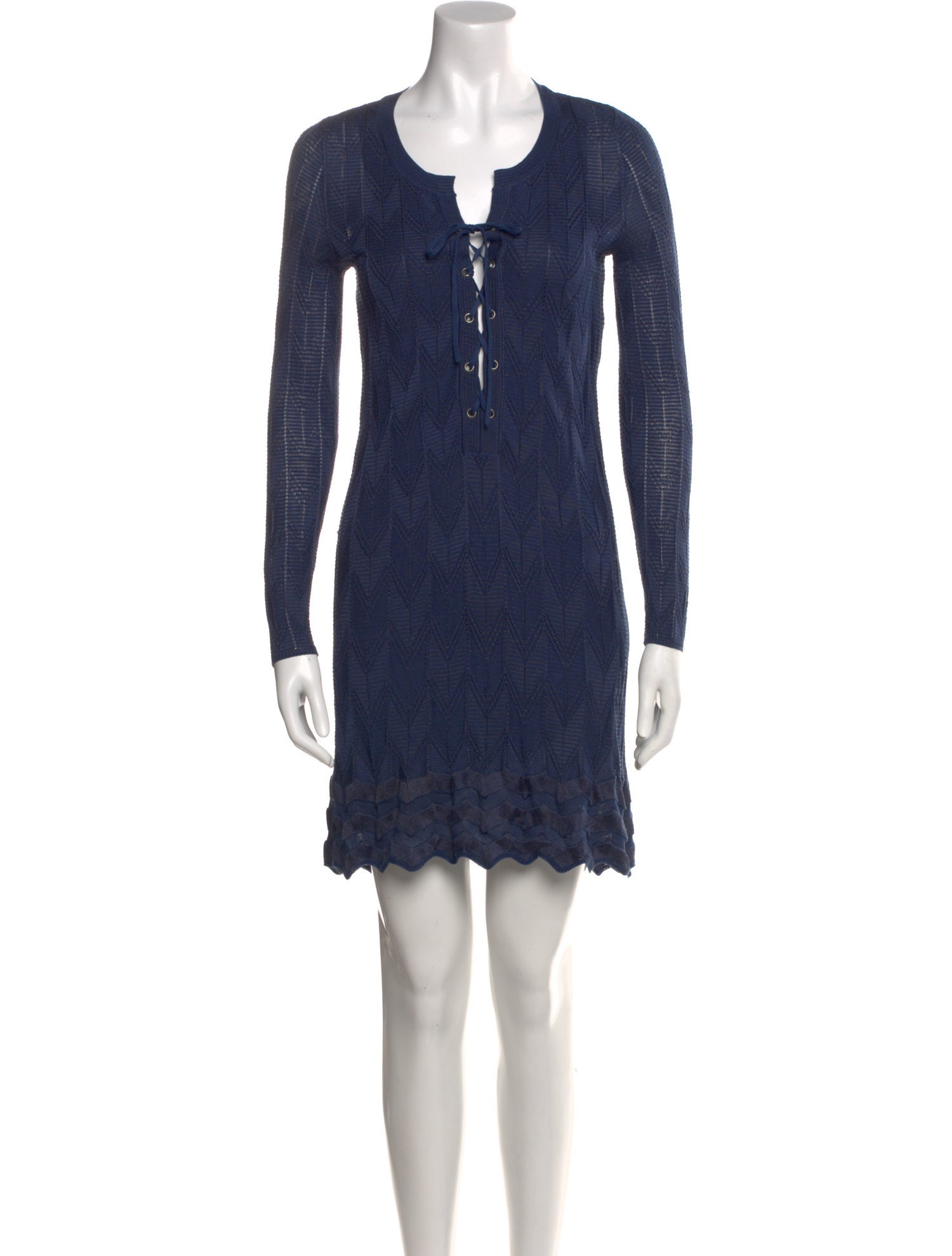 Missoni V-Neck Mini Dress