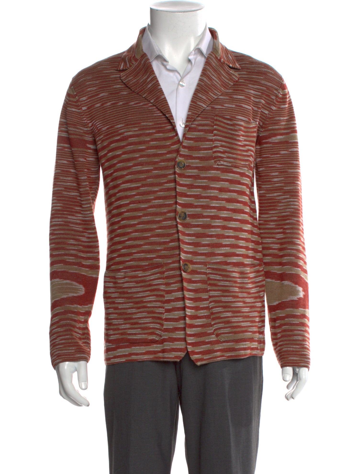Missoni Striped Collar Cardigan