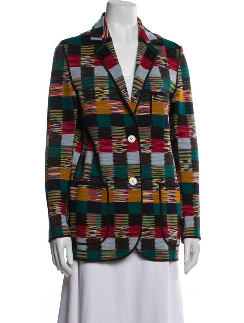Missoni Plaid Print Blazer