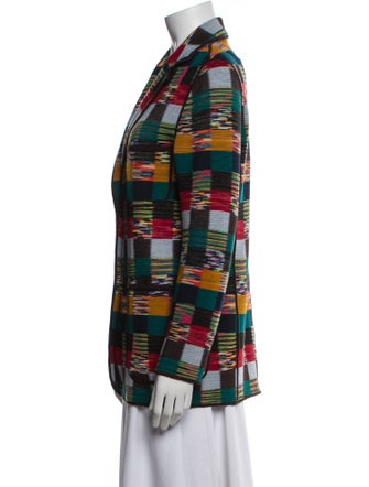 Missoni Plaid Print Blazer