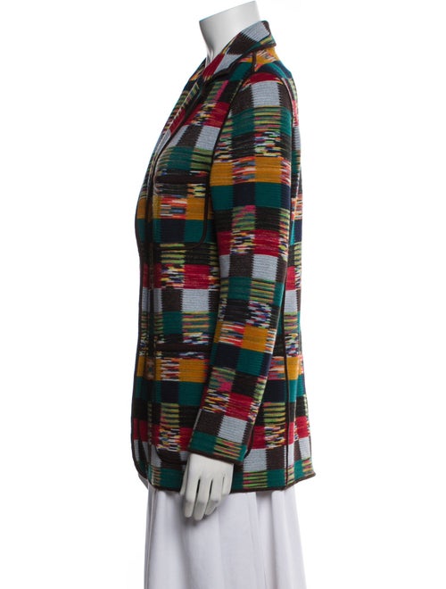 Missoni Plaid Print Blazer