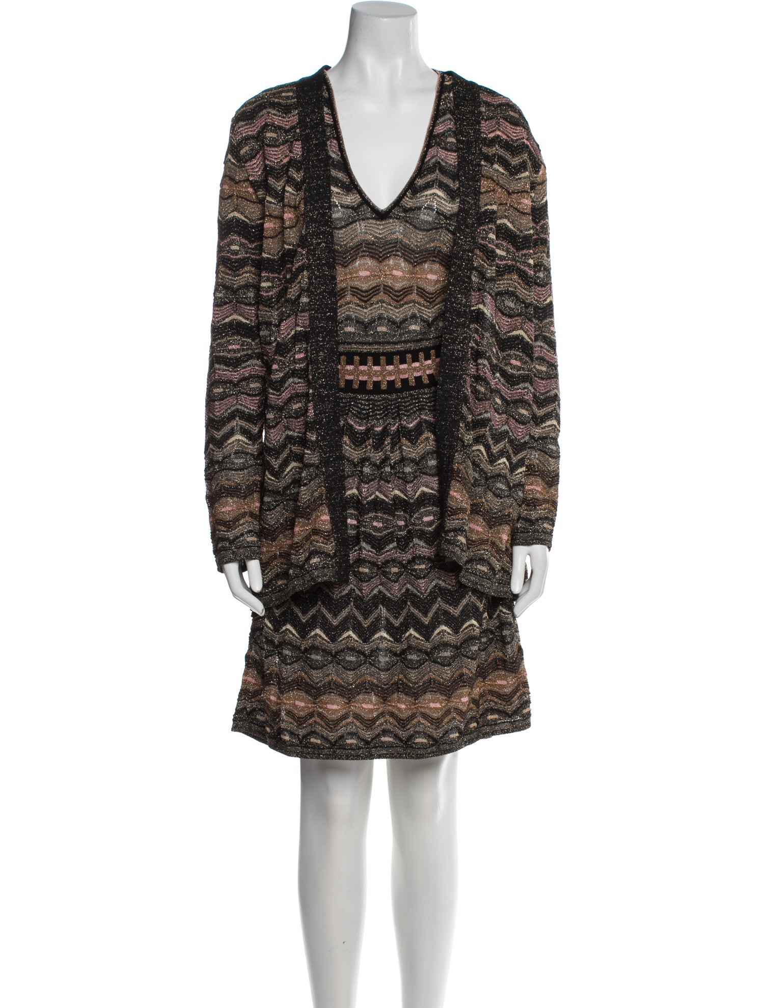 Missoni Striped Glitter Accents Dress Set