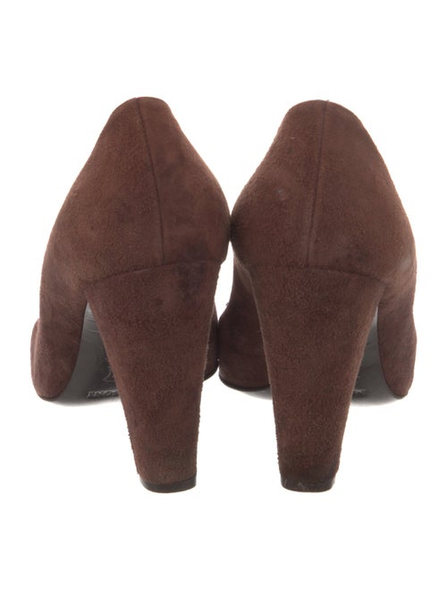 Missoni Suede Ruffle Embellishment Pumps