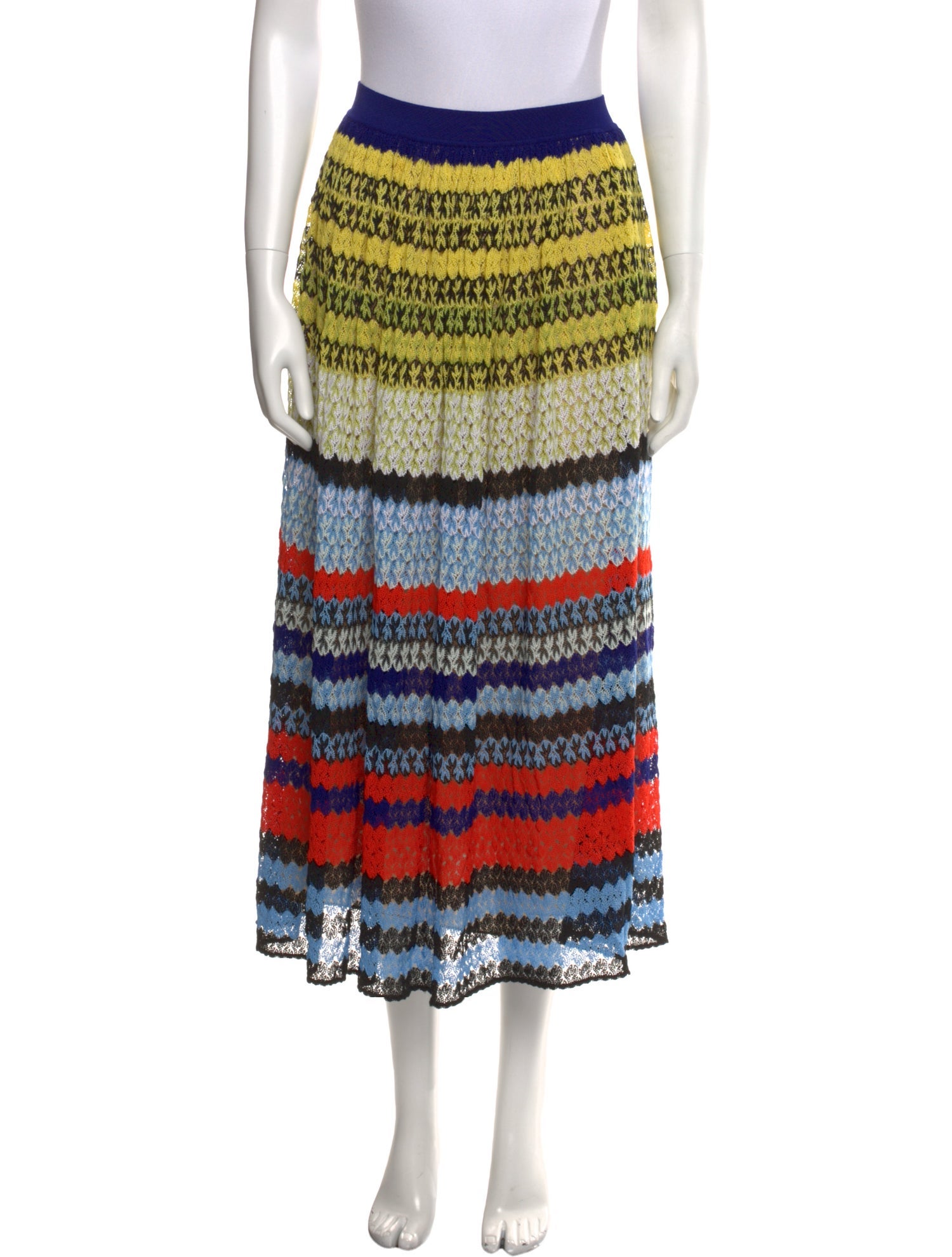 Missoni Striped Midi Length Skirt