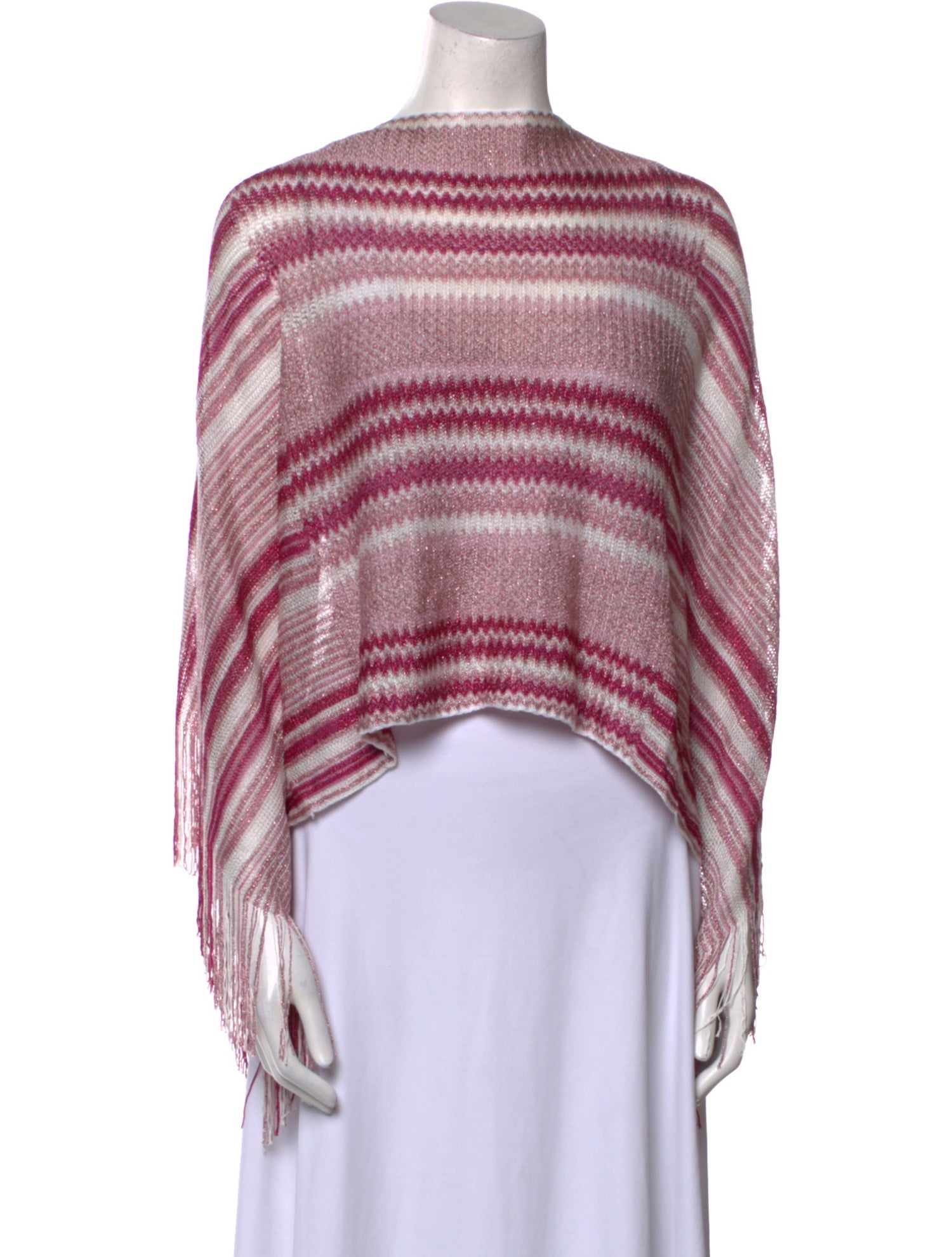 Missoni Striped Bateau Neckline Sweater