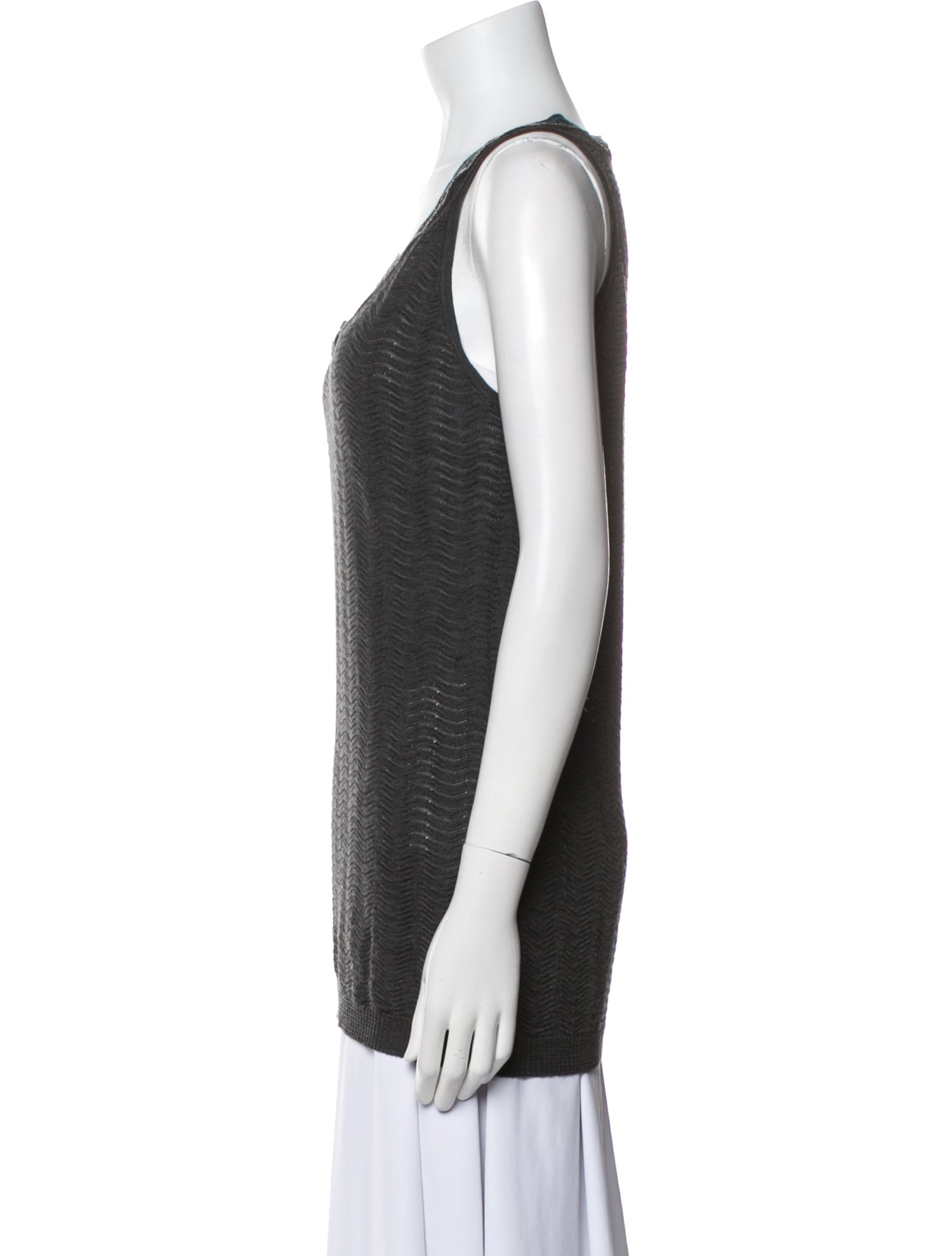 Missoni Merino Wool Scoop Neck Top