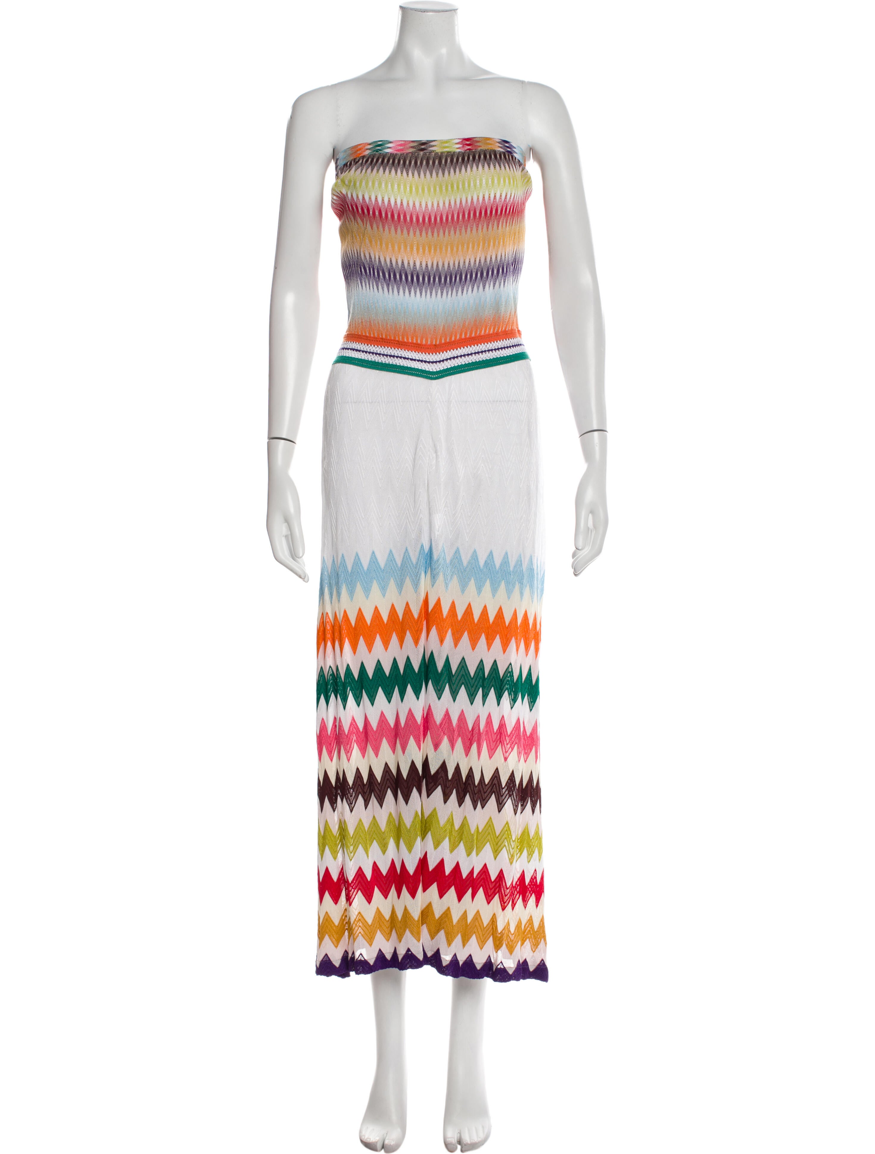 Missoni Striped Strapless Jumpsuit