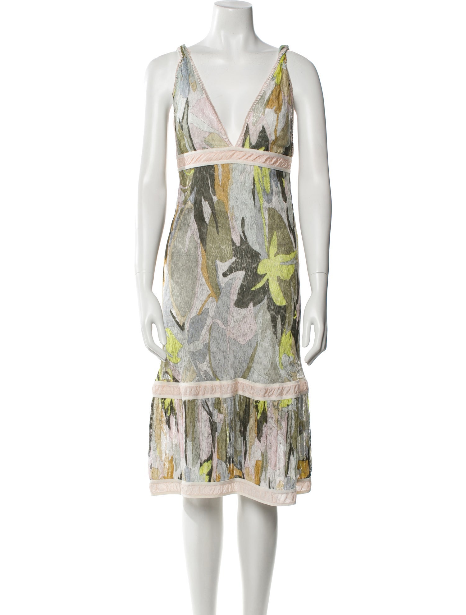 Missoni Printed Knee-Length Dress