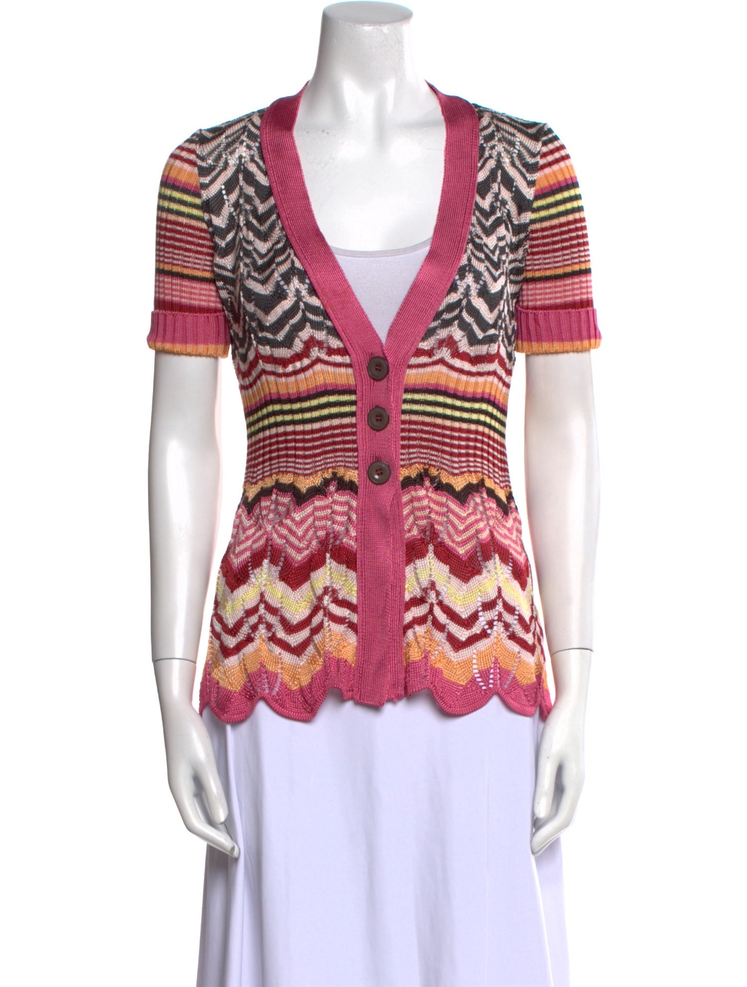 Missoni Striped V-Neck Sweater