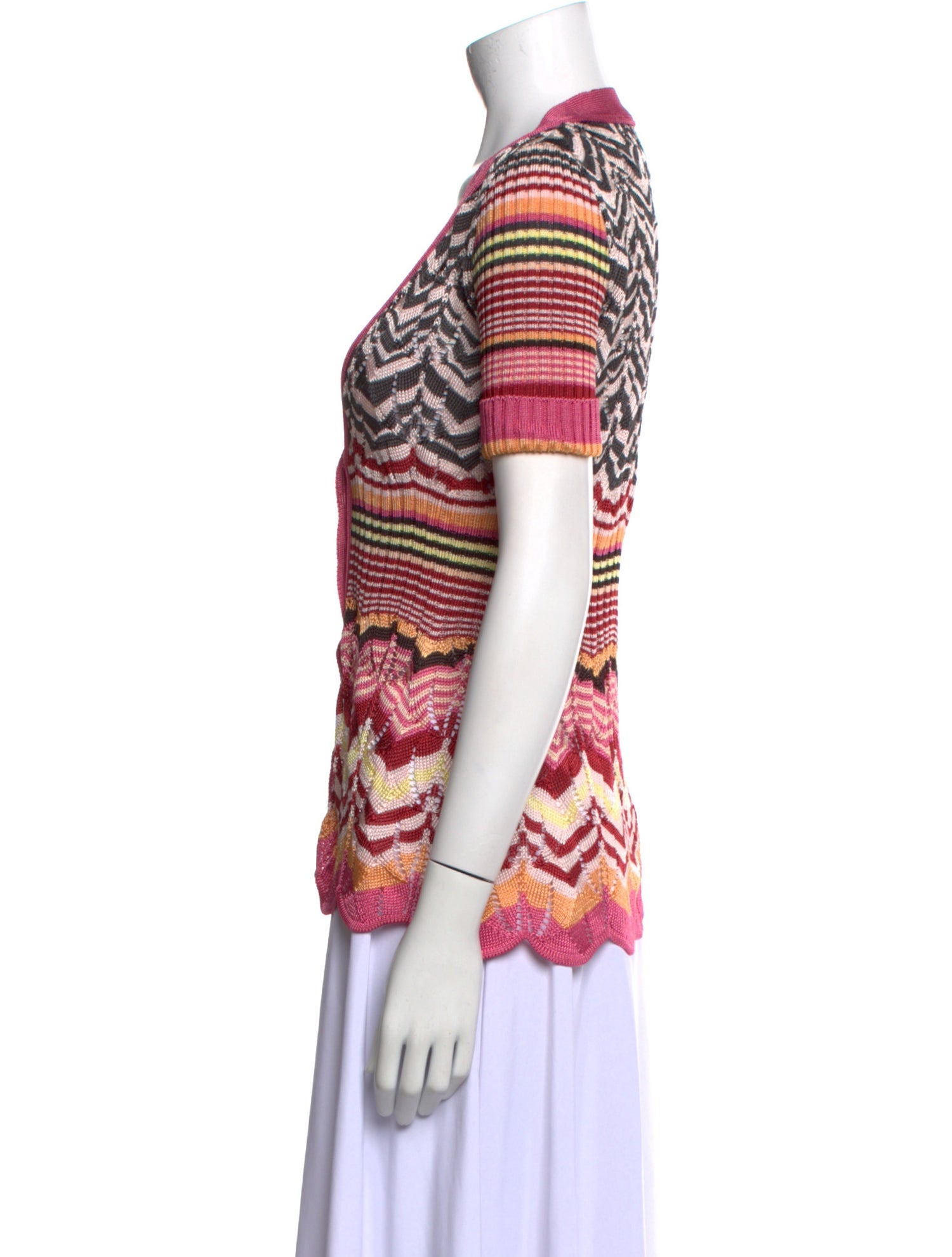 Missoni Striped V-Neck Sweater