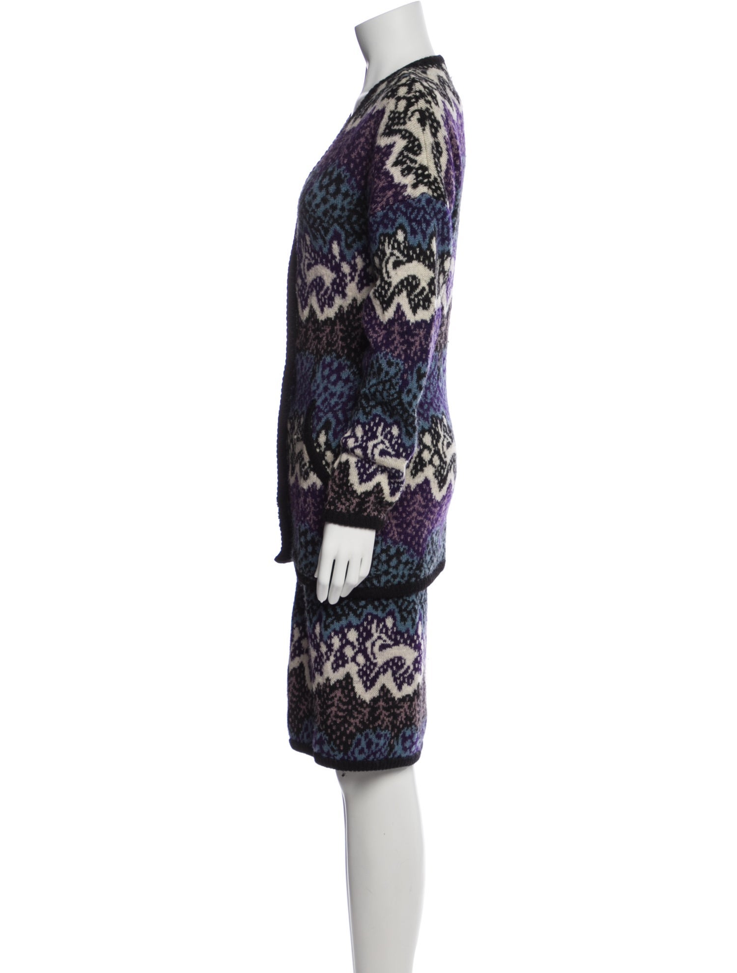 Missoni Wool Printed Skirt Set