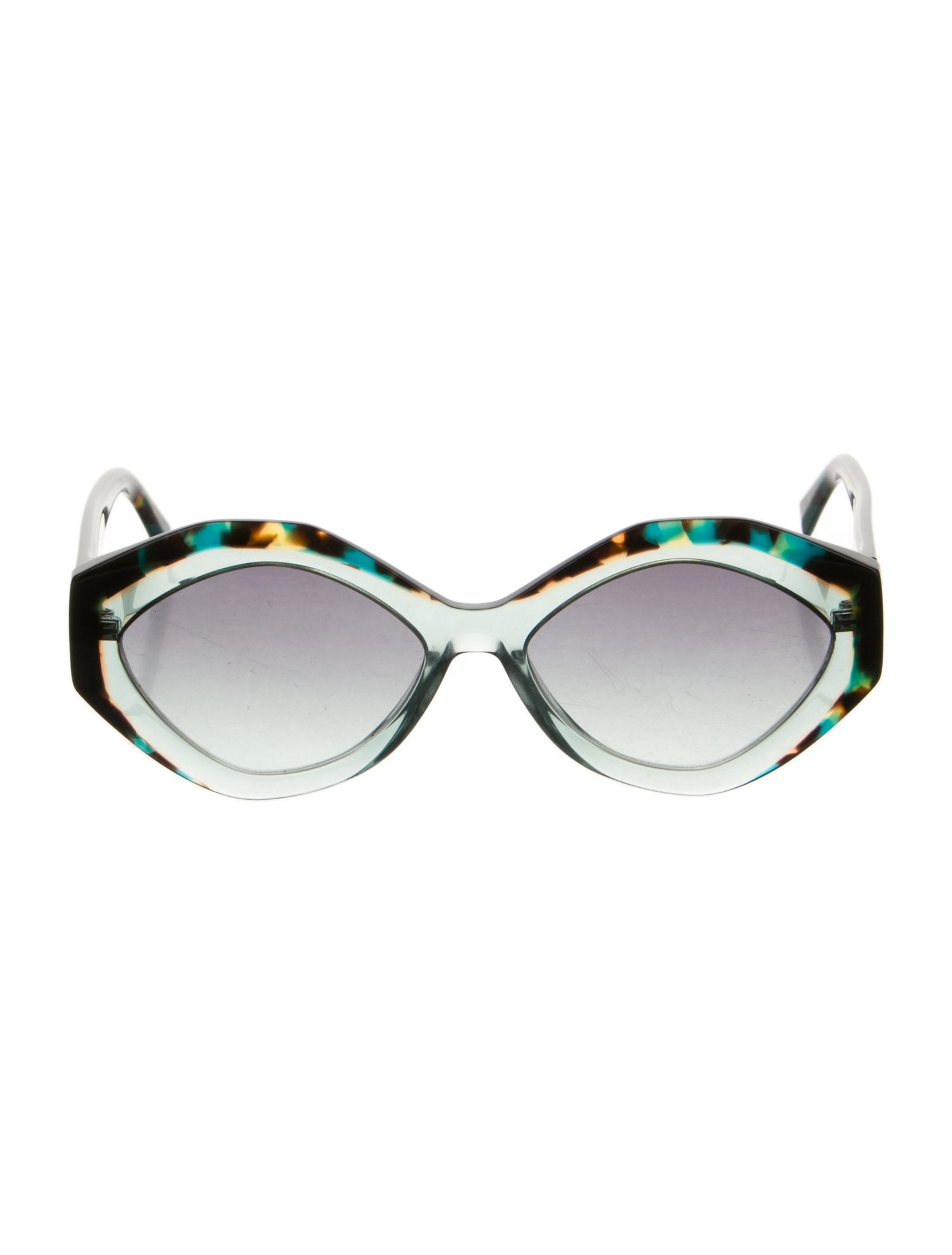 Missoni Round Gradient Sunglasses