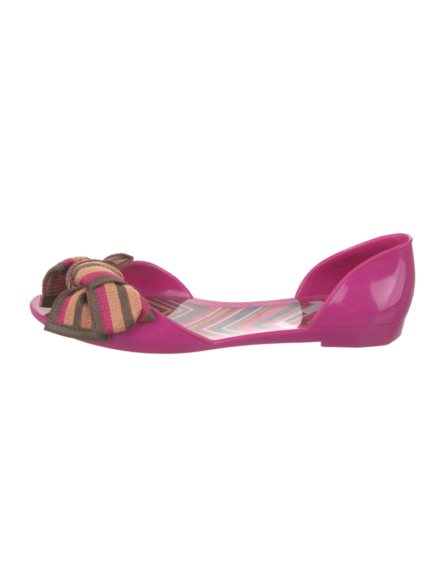 Missoni Rubber Printed D'Orsay Flats