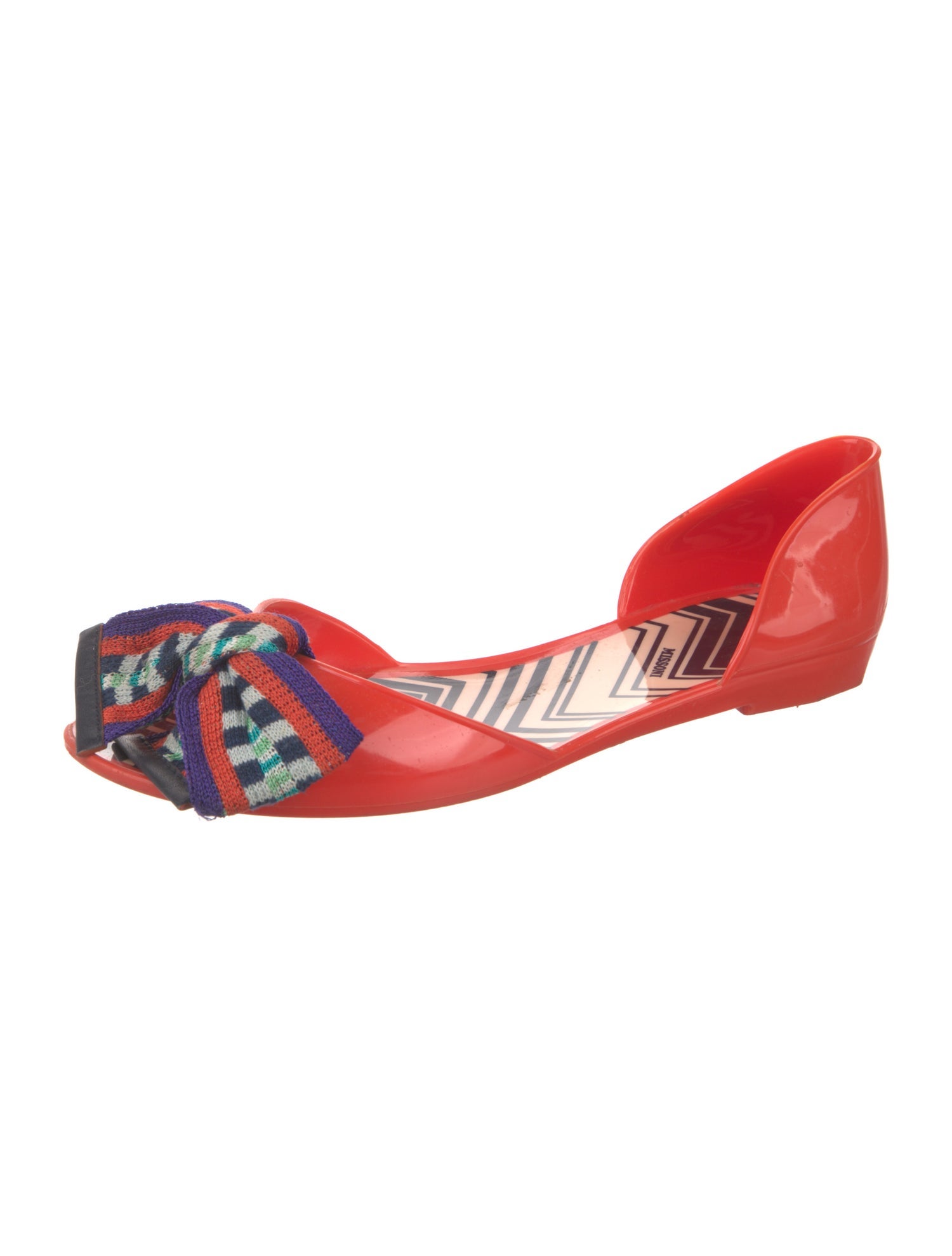 Missoni Rubber D'Orsay Flats