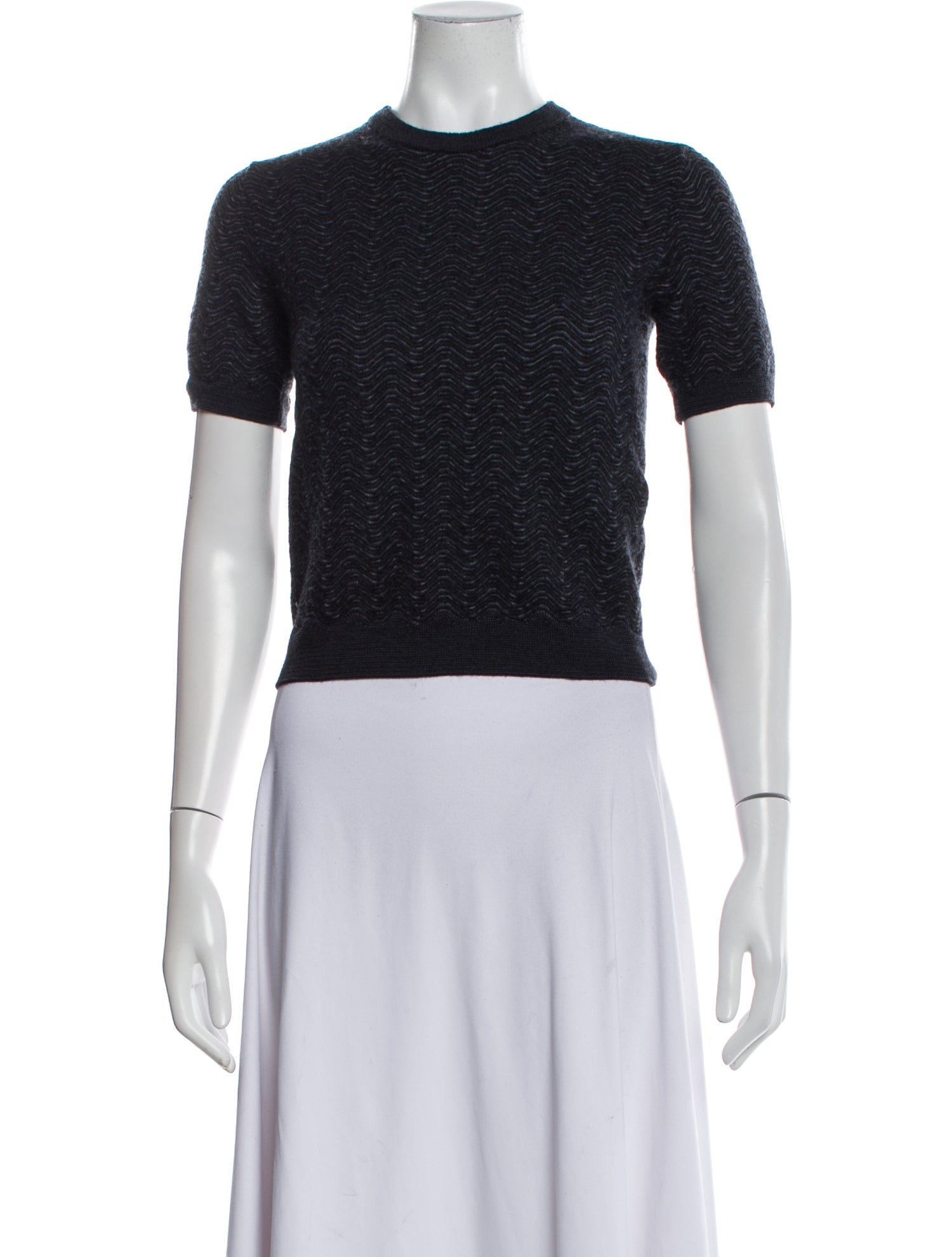 Missoni Virgin Wool Crew Neck Sweater