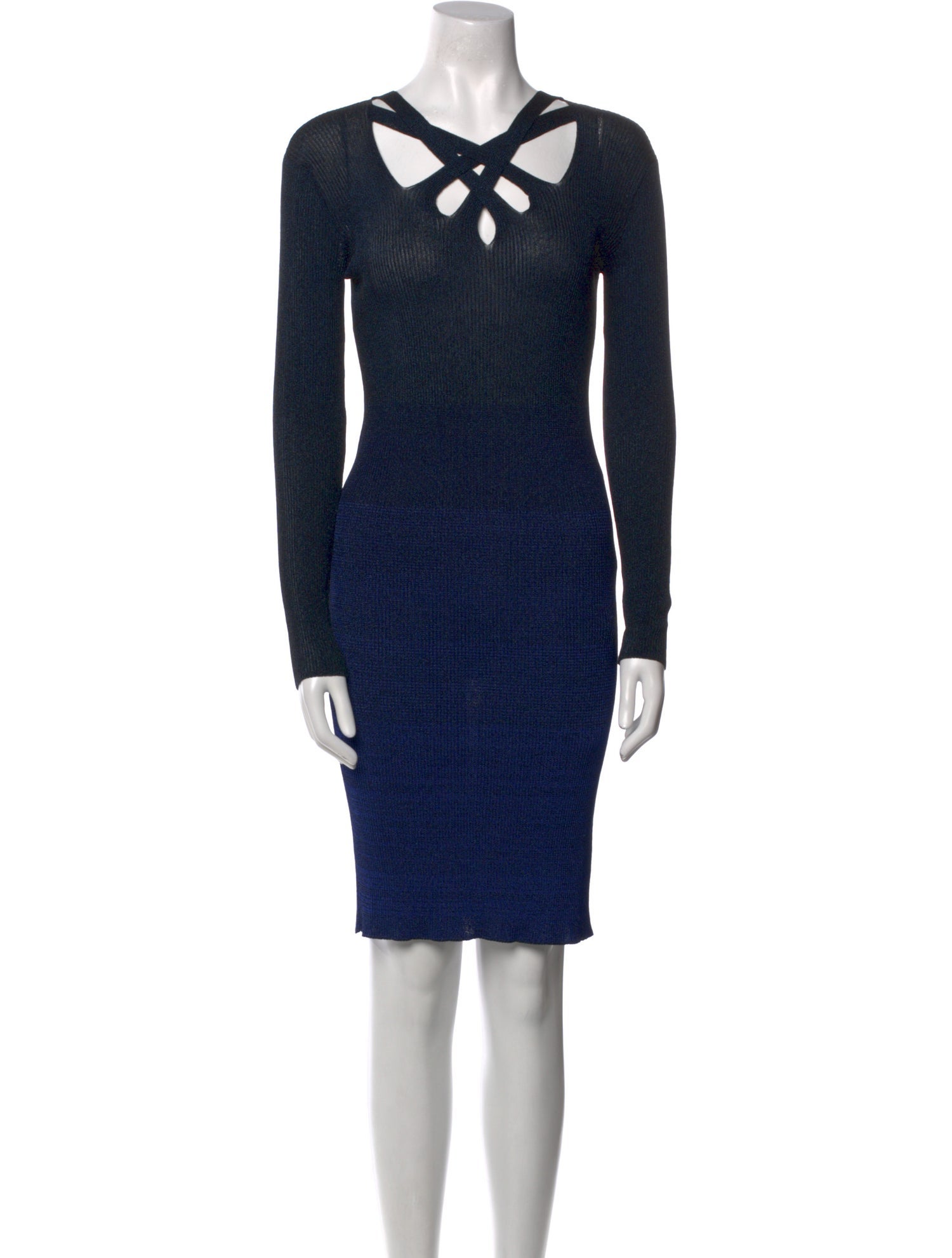 Missoni V-Neck Knee-Length Dress