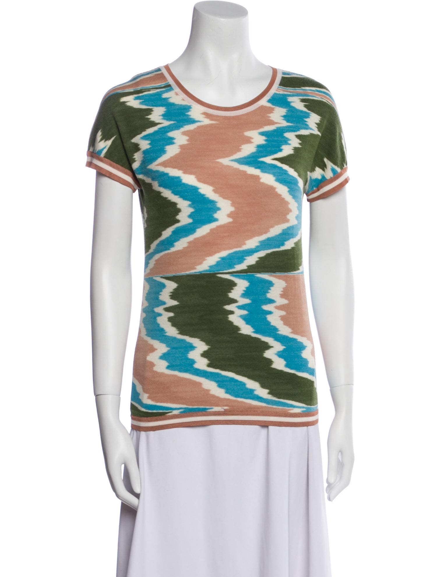 Missoni Printed Scoop Neck T-Shirt