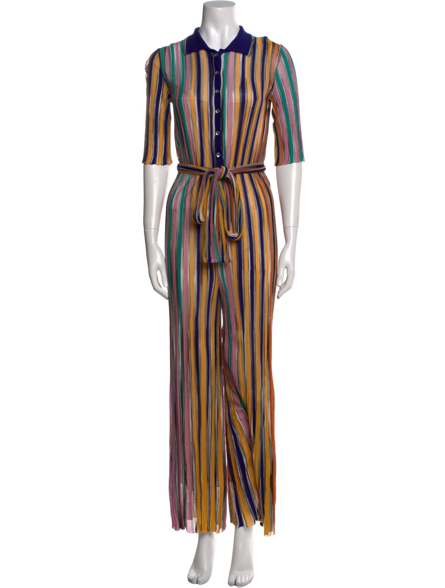 Missoni Silk Striped Jumpsuit w/ Tags