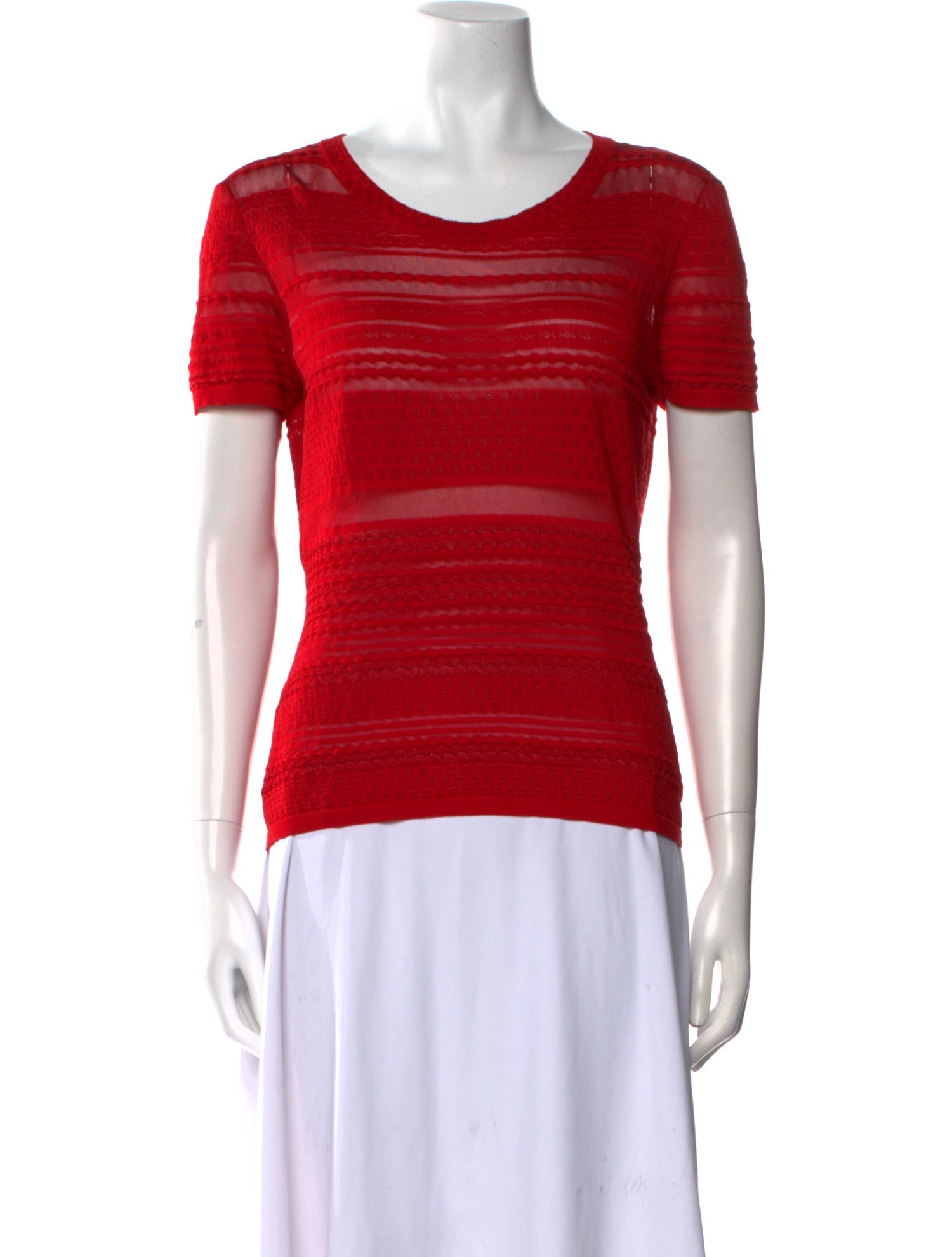 Missoni Scoop Neck Short Sleeve T-Shirt
