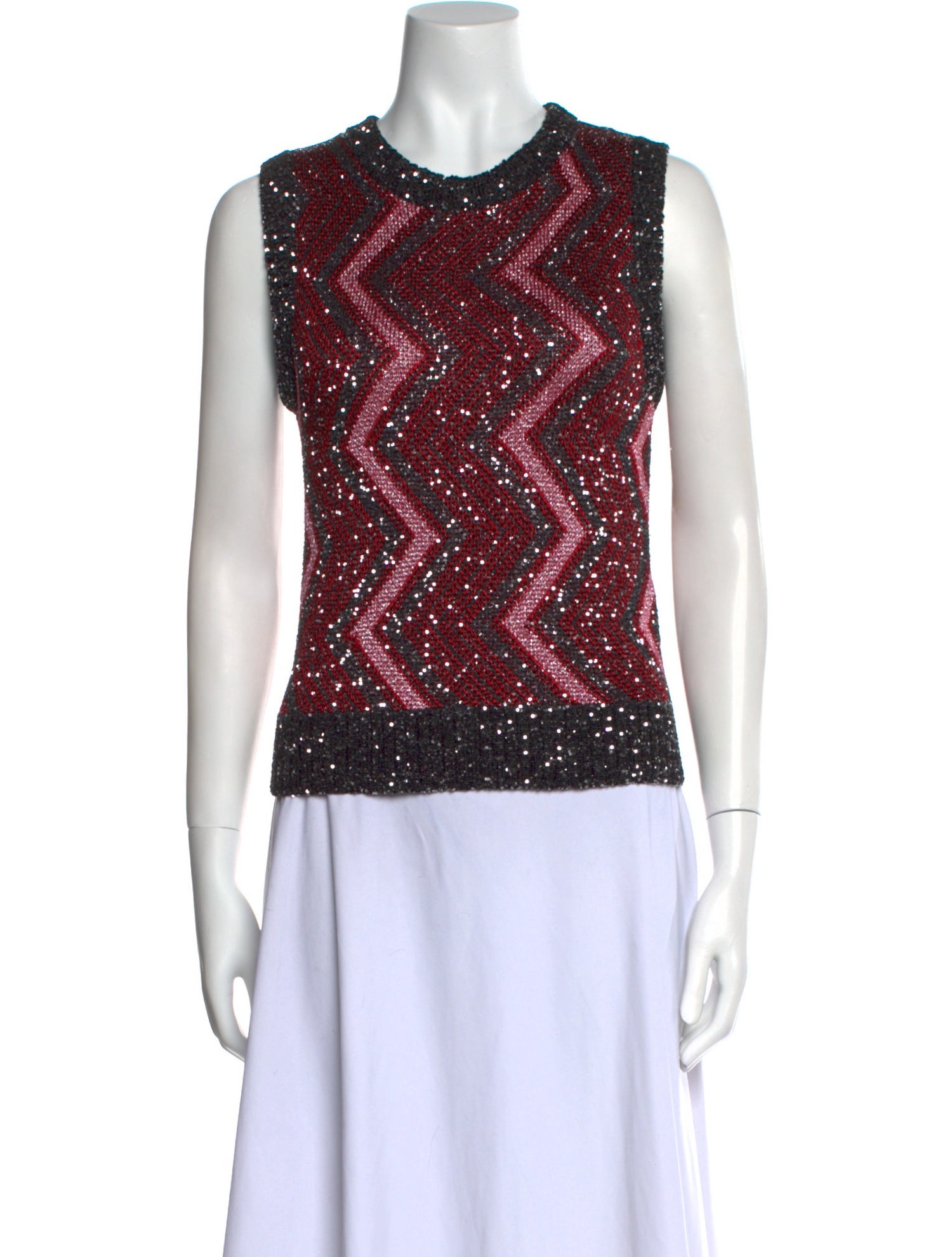 Missoni Printed Crew Neck Top