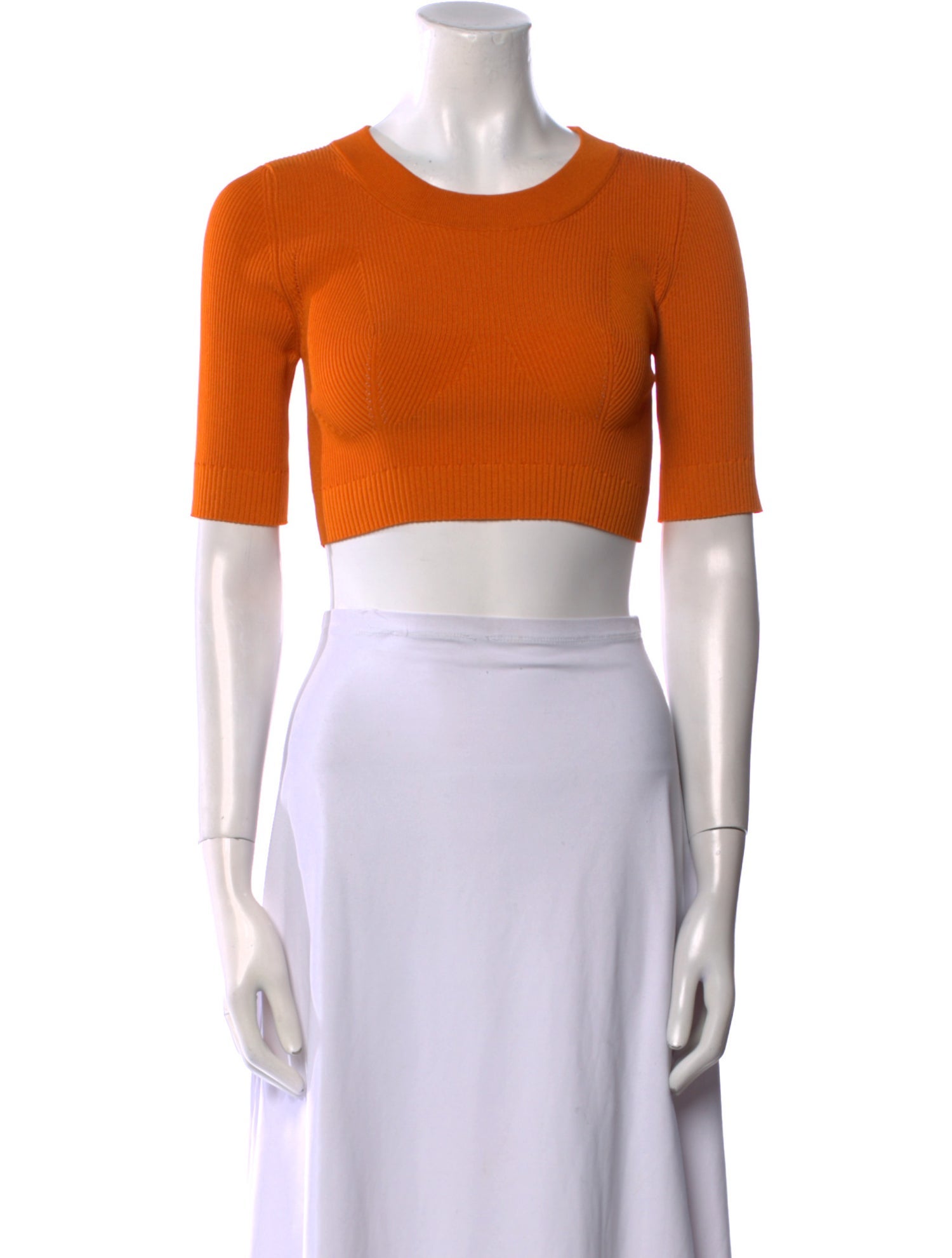 Missoni Crew Neck Short Sleeve Crop Top