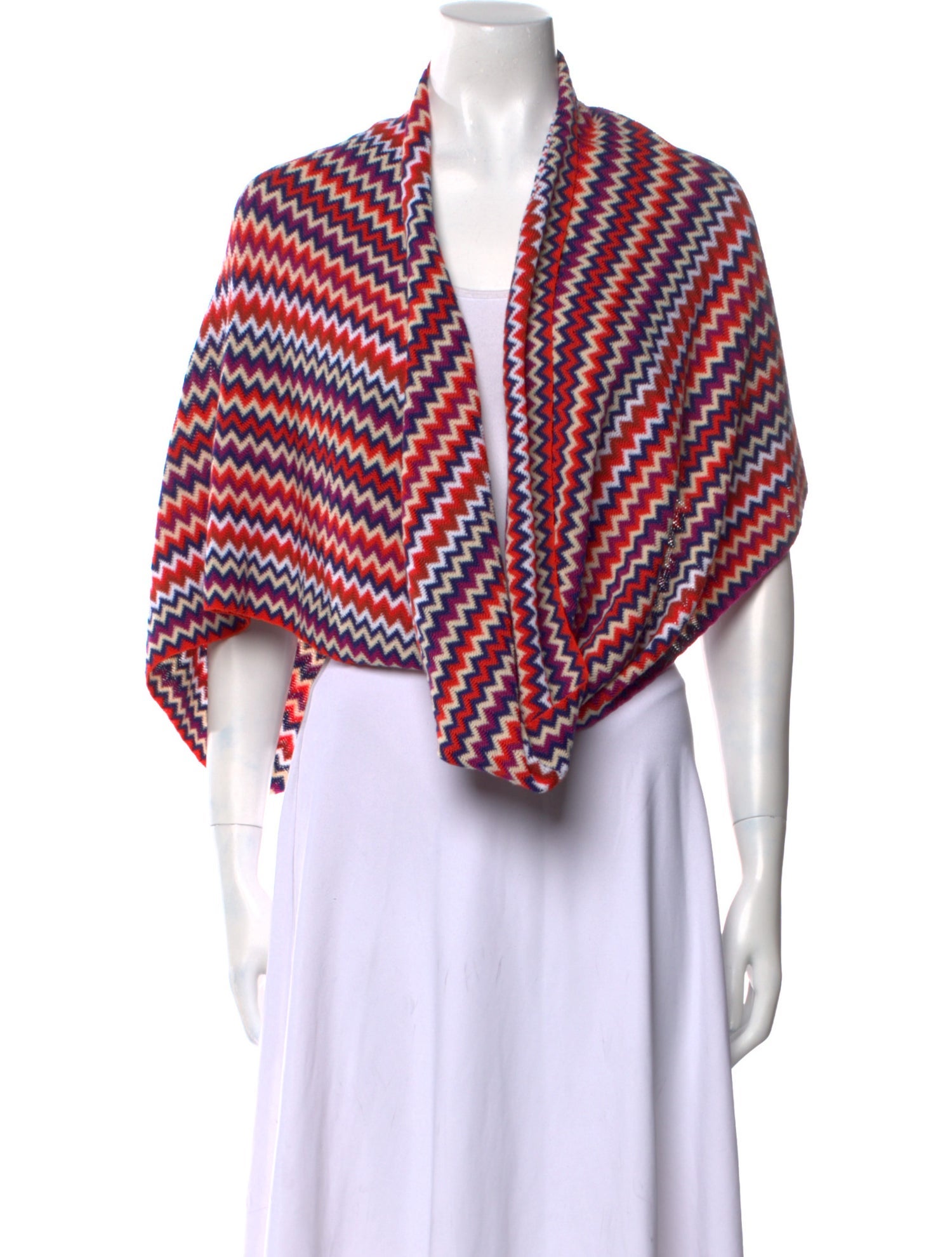 Missoni Printed V-Neck Crop Top