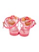 Missoni Rubber Floral Print Slingback Sandals