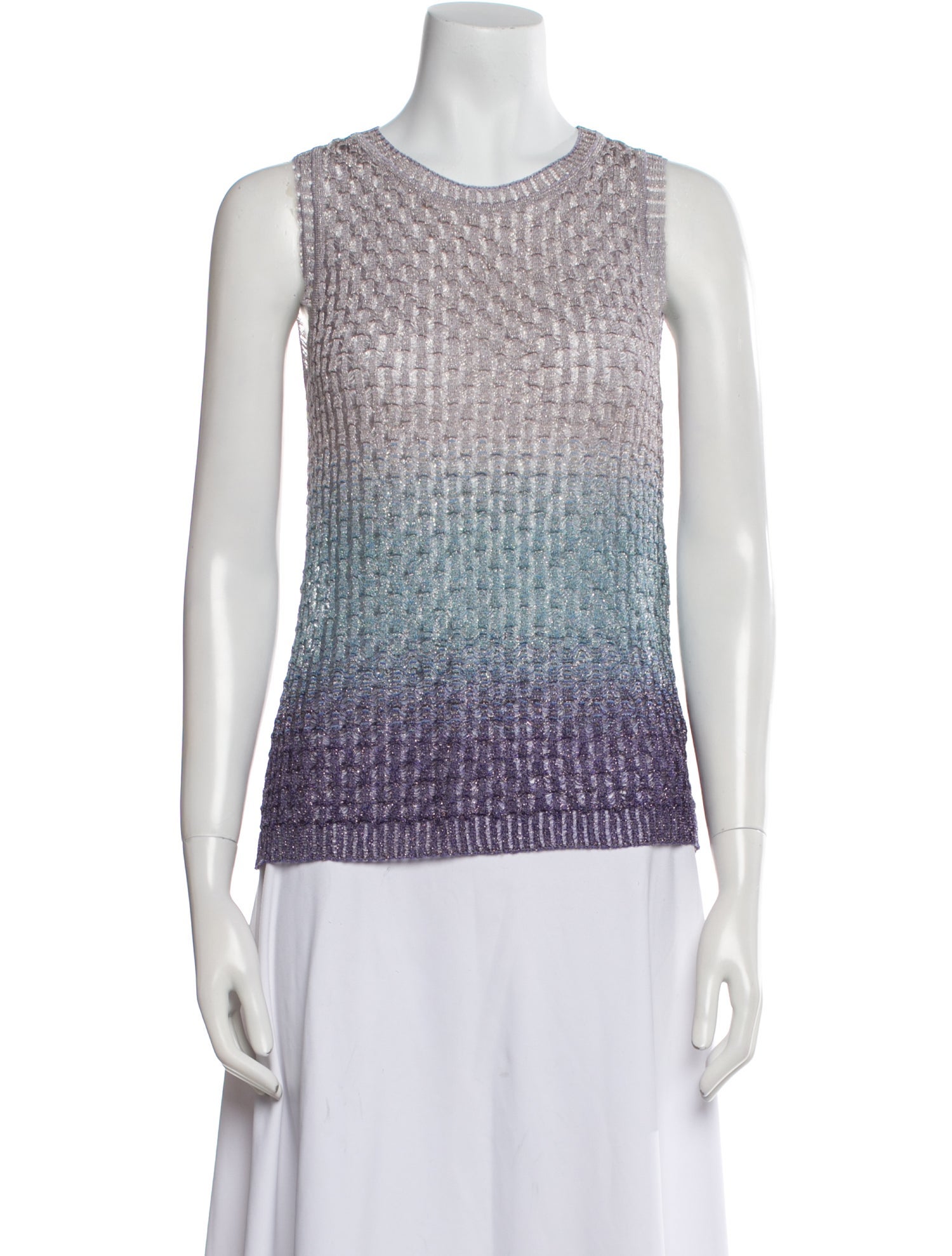 Missoni Printed Crew Neck Top