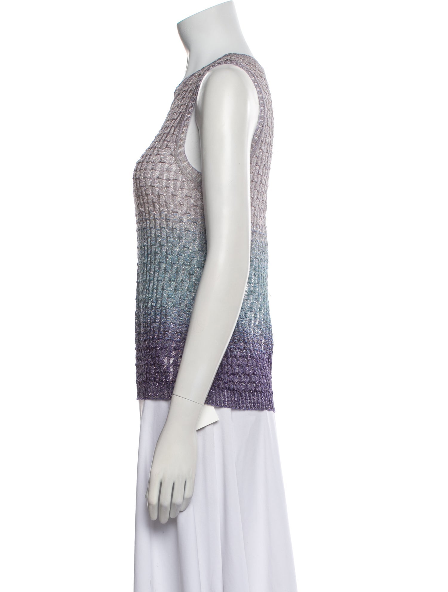 Missoni Printed Crew Neck Top