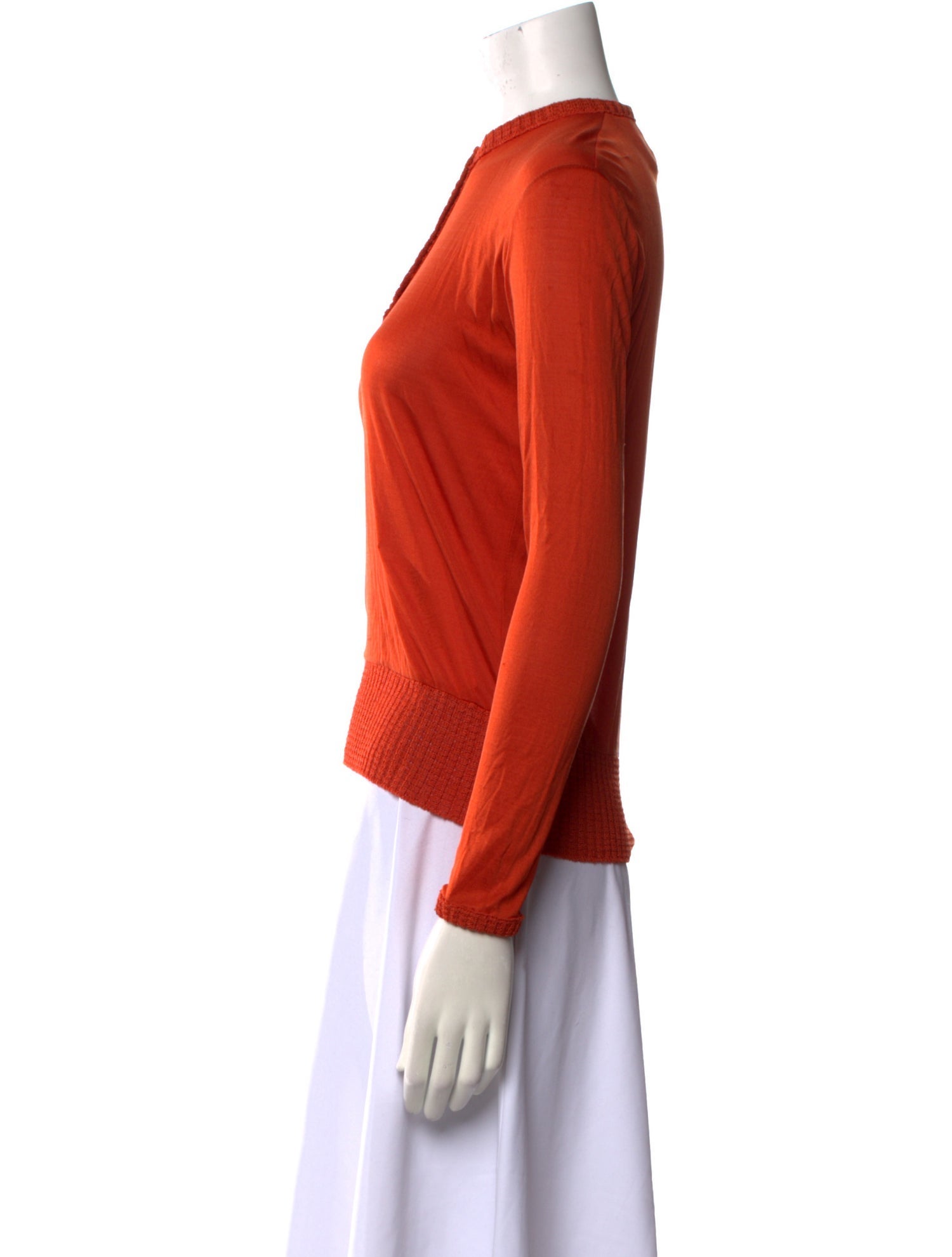 Missoni Silk Mock Neck Sweatshirt