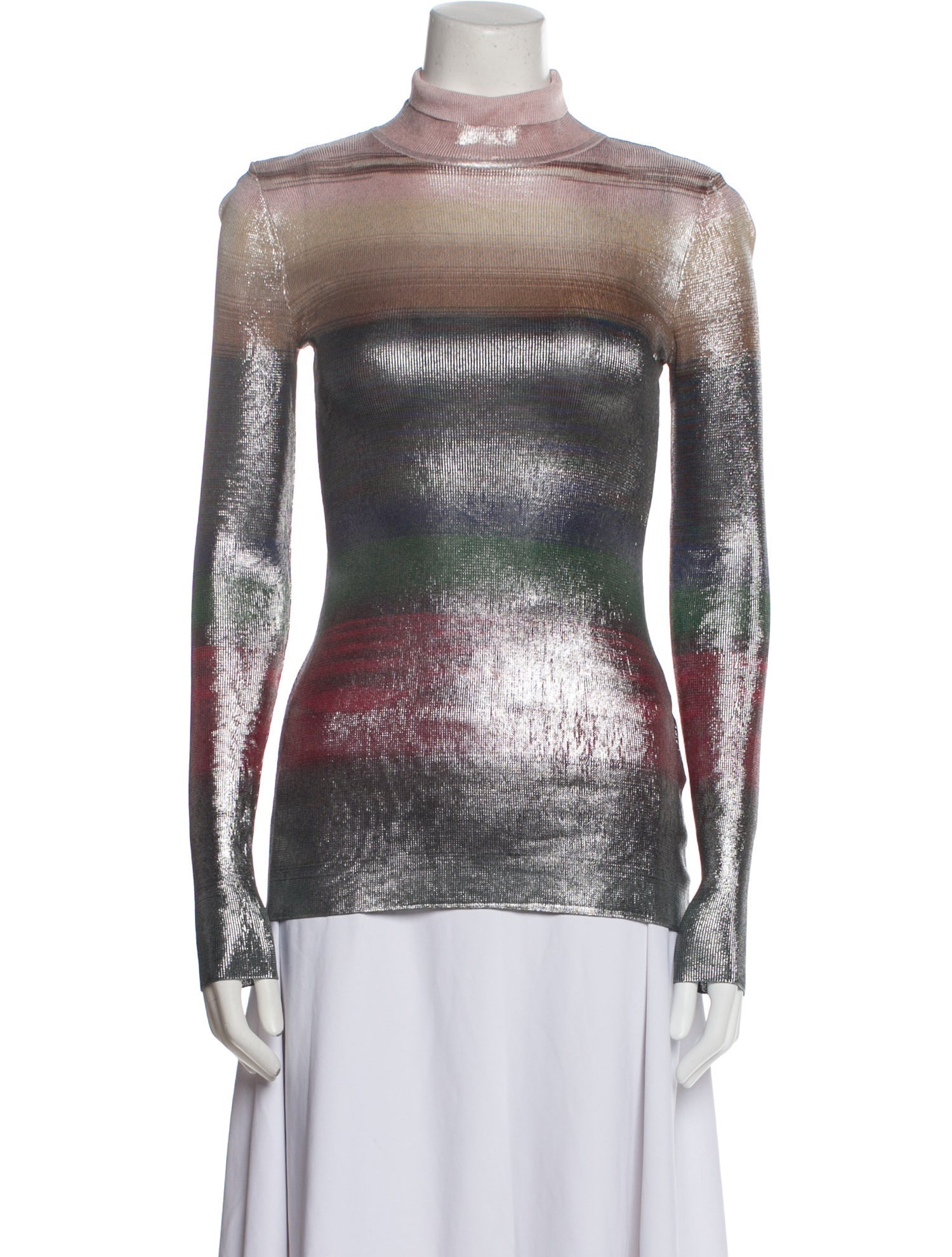 Missoni Mock Neck Long Sleeve Top