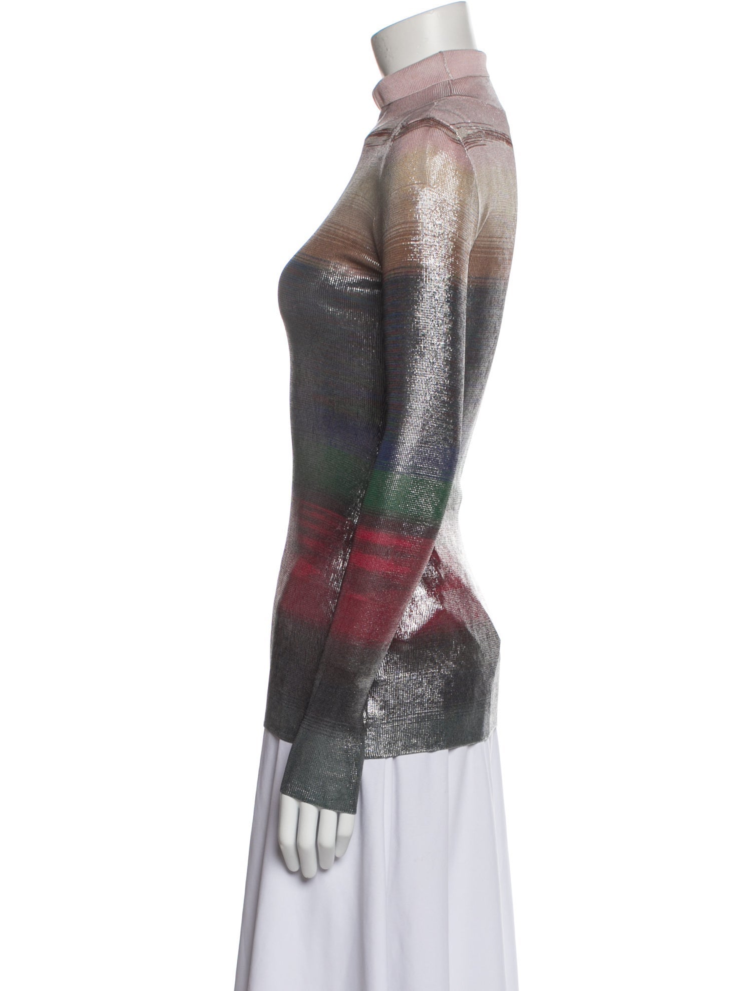 Missoni Mock Neck Long Sleeve Top