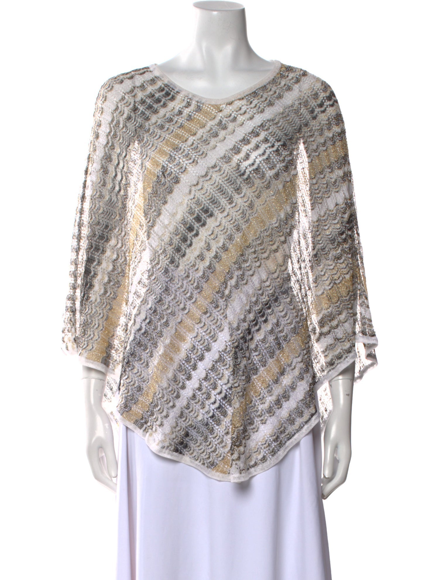 Missoni Striped Scoop Neck Sweater