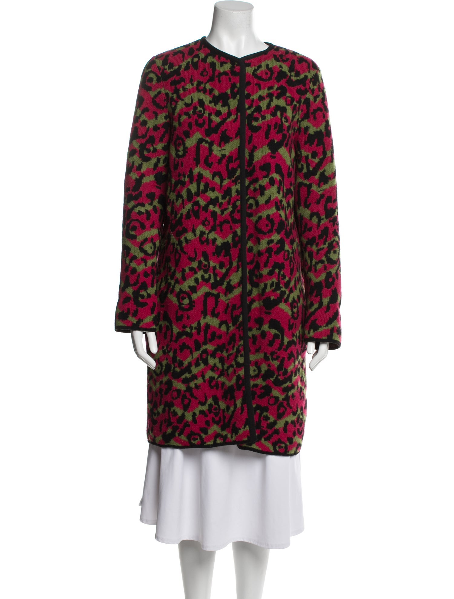 Missoni Virgin Wool Printed Coat